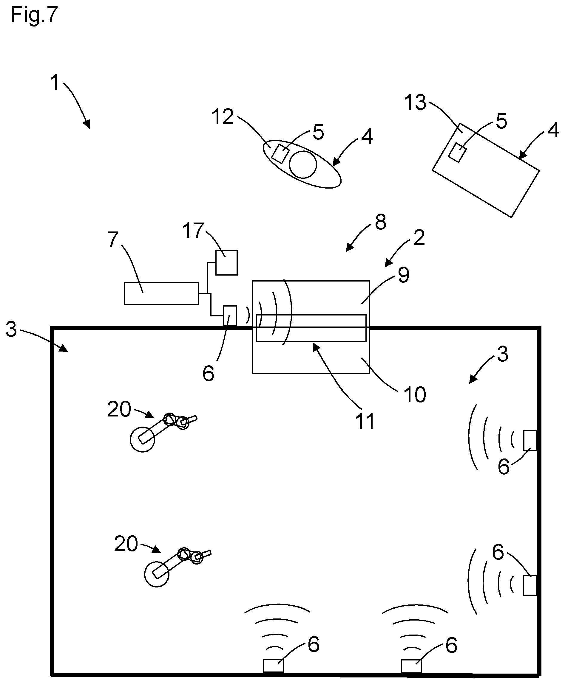 Patent US12437165 Figure 7 – Safety system and method using a safety system