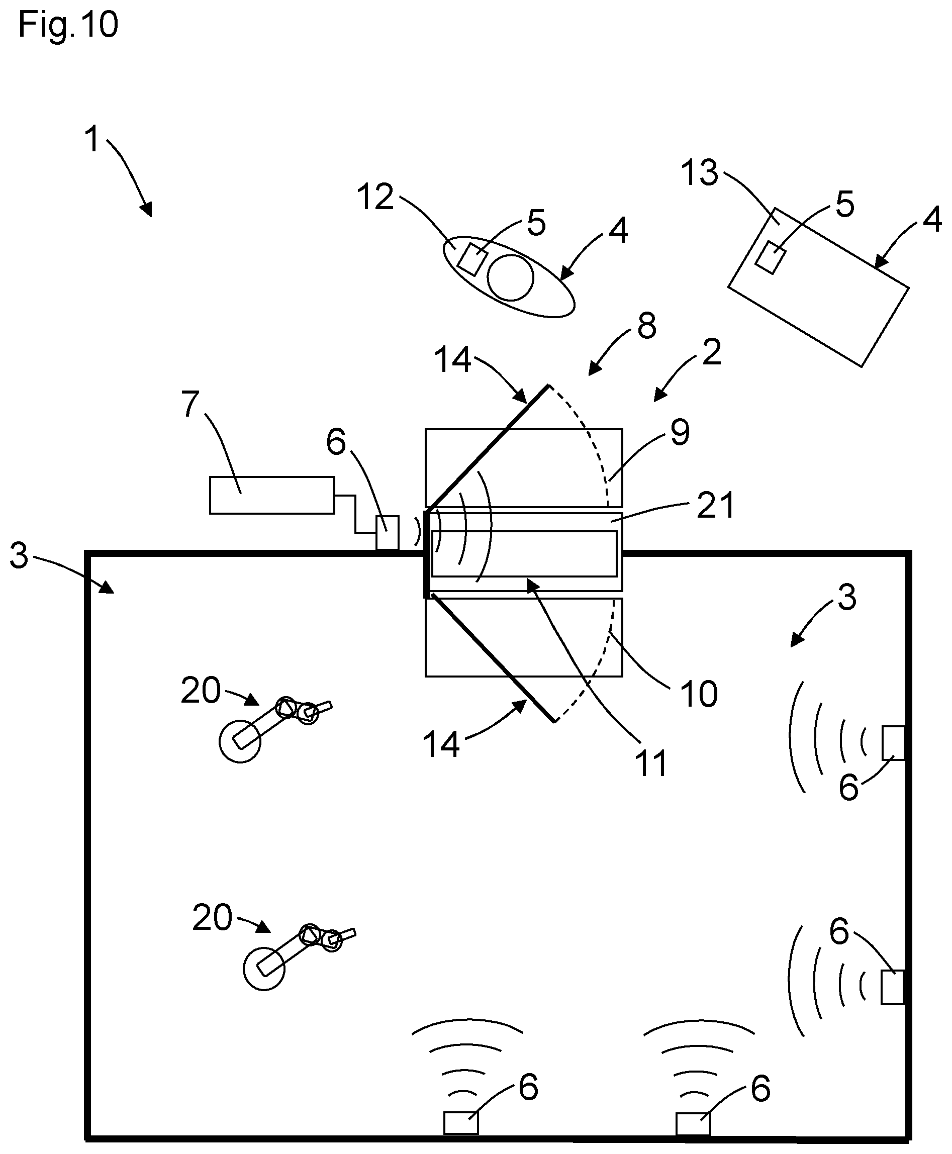 Patent US12437165 Figure 10 – Safety system and method using a safety system