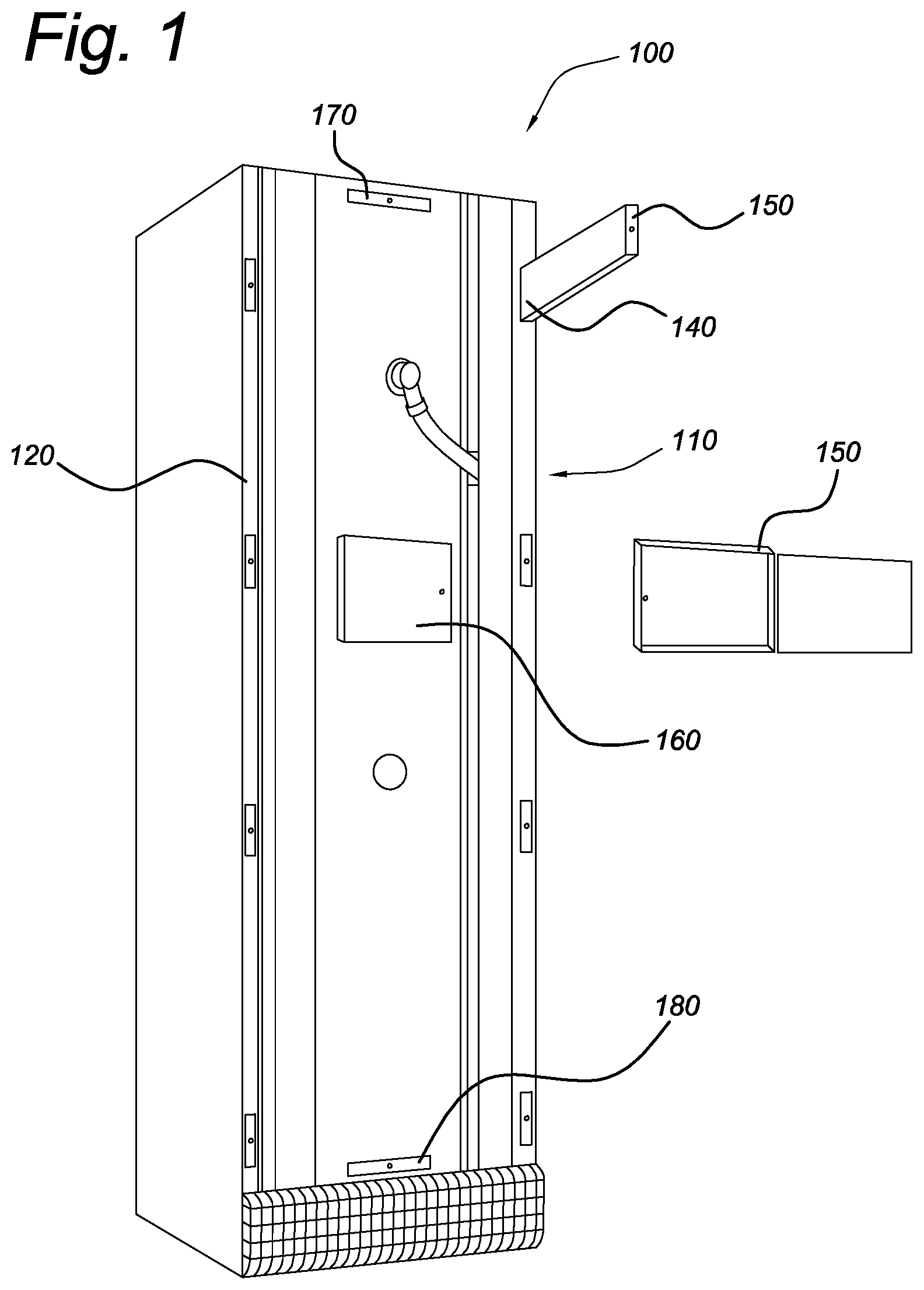 Patent US12437167 Figure 1 – Intelligent cabinet