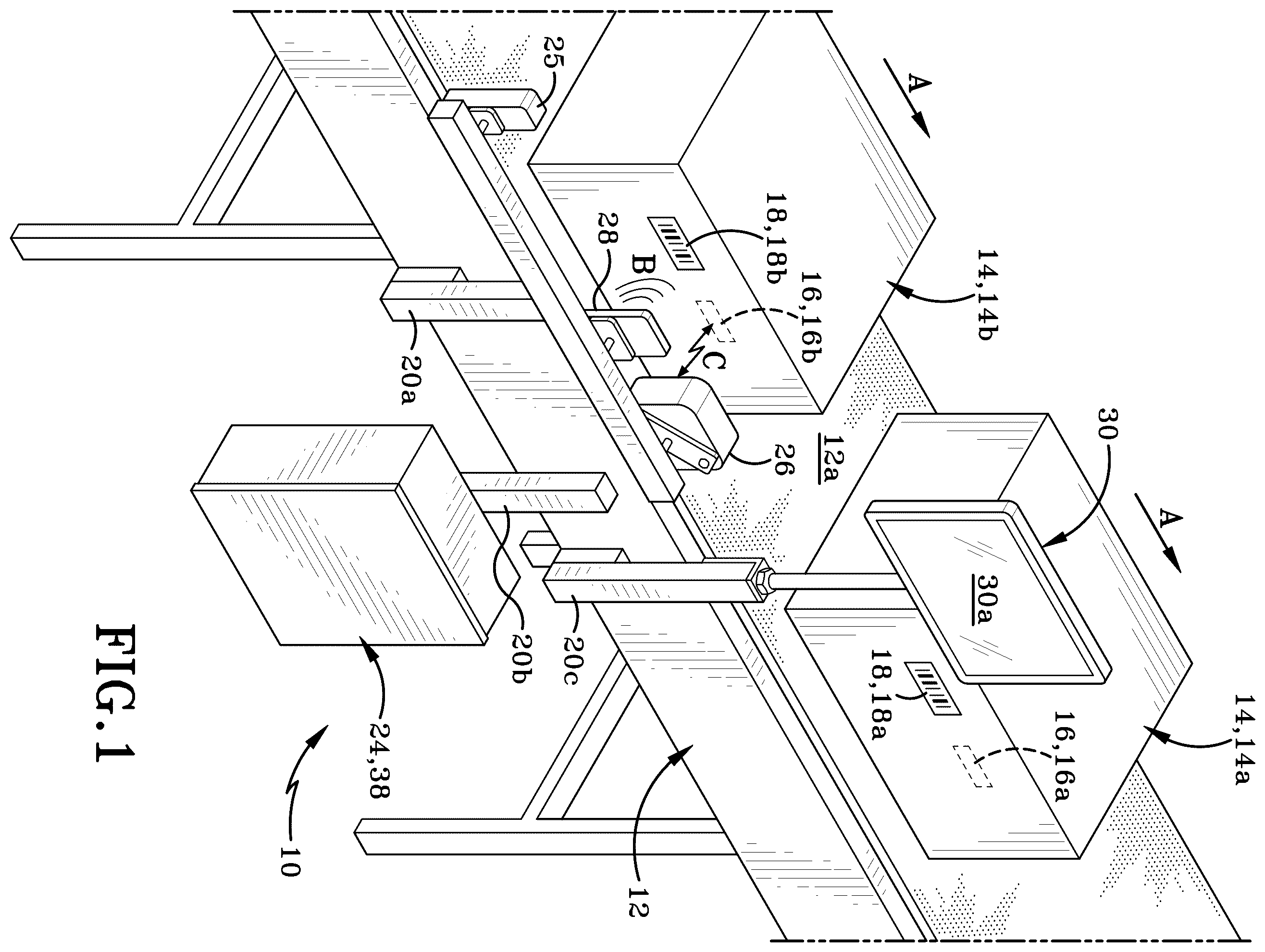 Patent US12437168 Figure 1 – Method and apparatus determining RFID viability