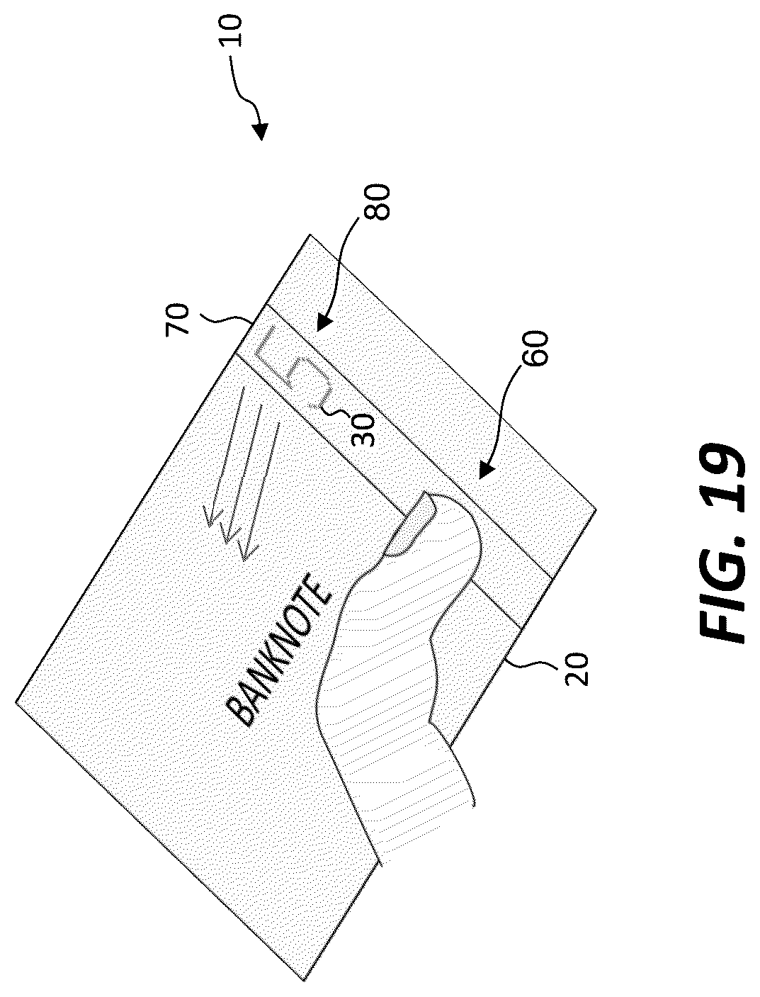 Patent US12437174 Figure 13 – Hybrid documents with electronic indicia