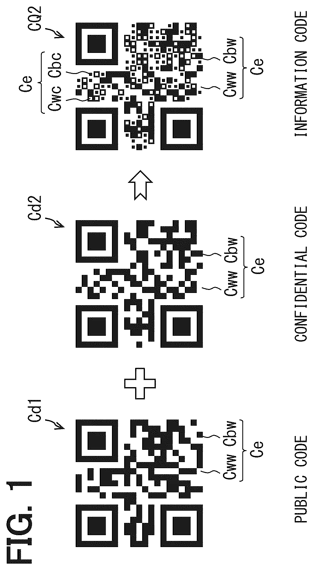 Patent US12437176 Figure 1 – Display medium, code generation method, and code reading method
