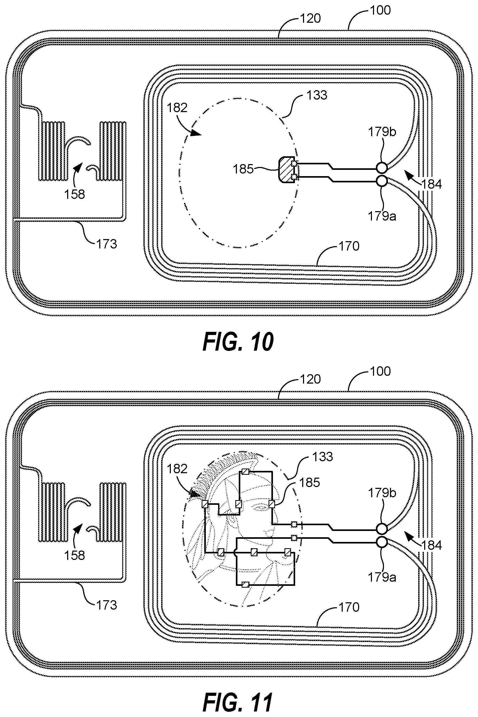 Patent US12437177 Figure 7 – Illuminating transaction card