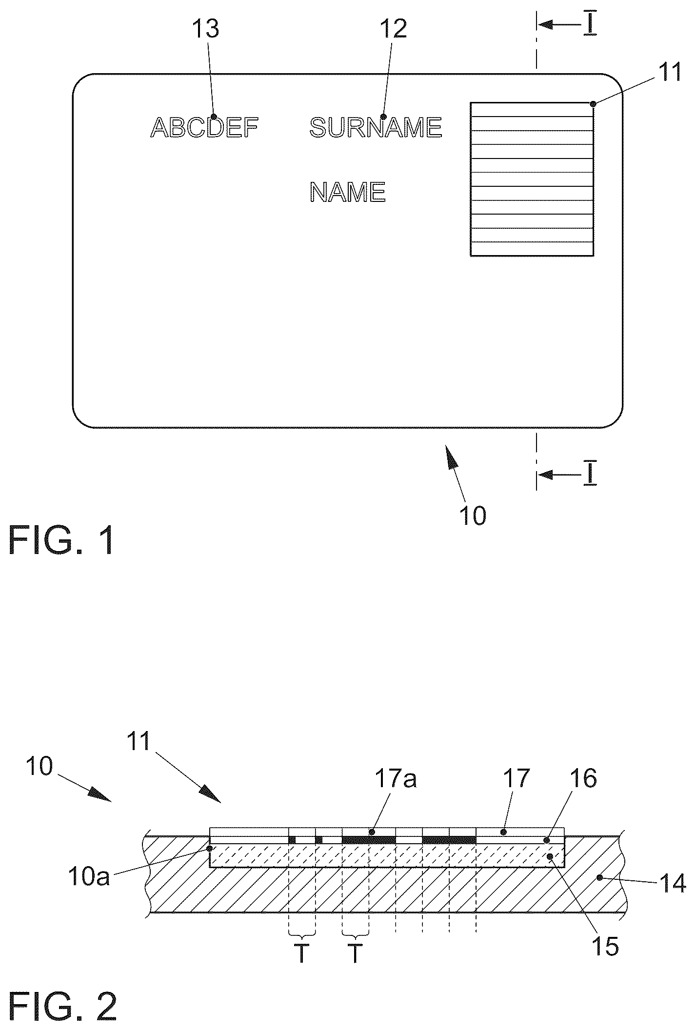Patent US12437178 Figure 1 – Security feature for a data medium, and data medium