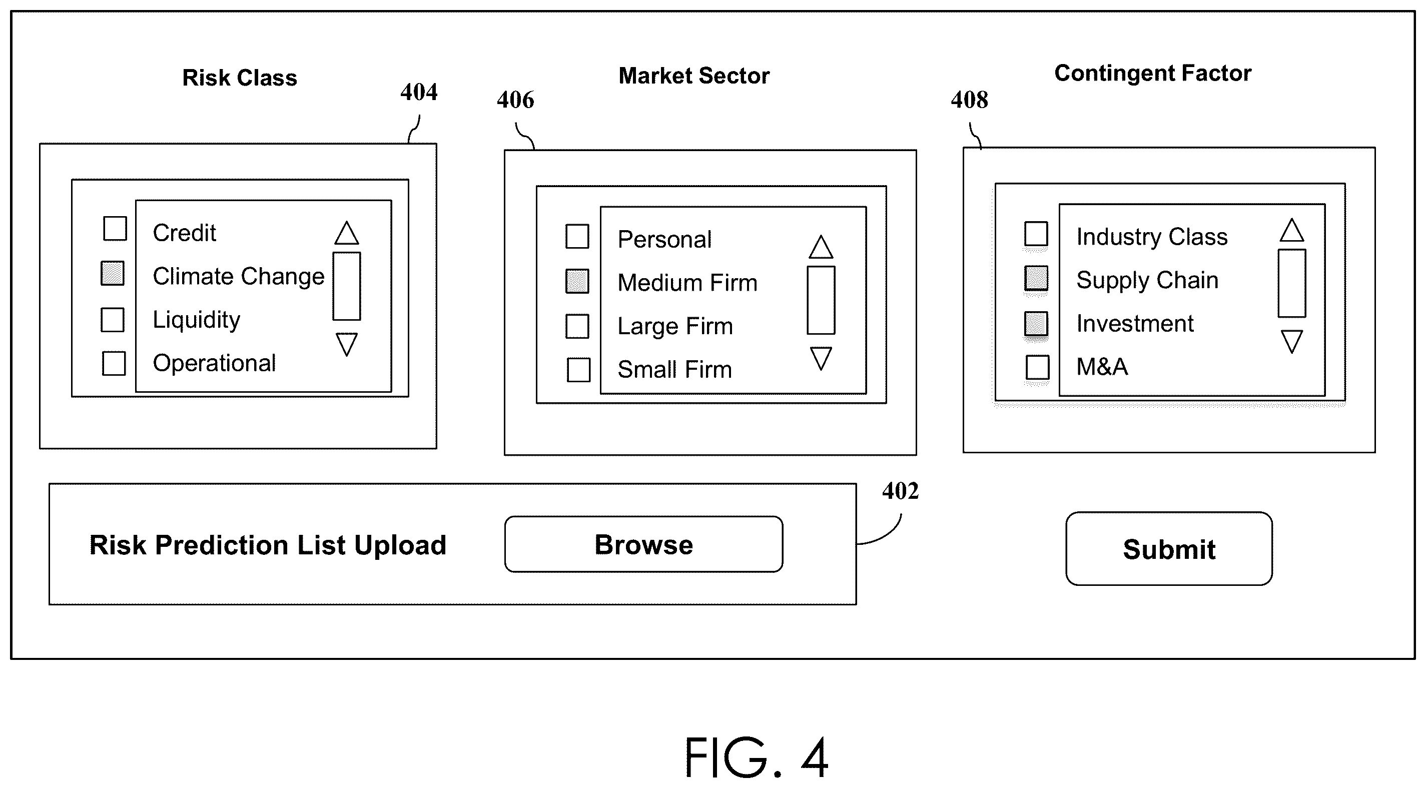 Patent US12437193 Figure 4 – Multi-relational graph convolutional network (GCN) in risk prediction