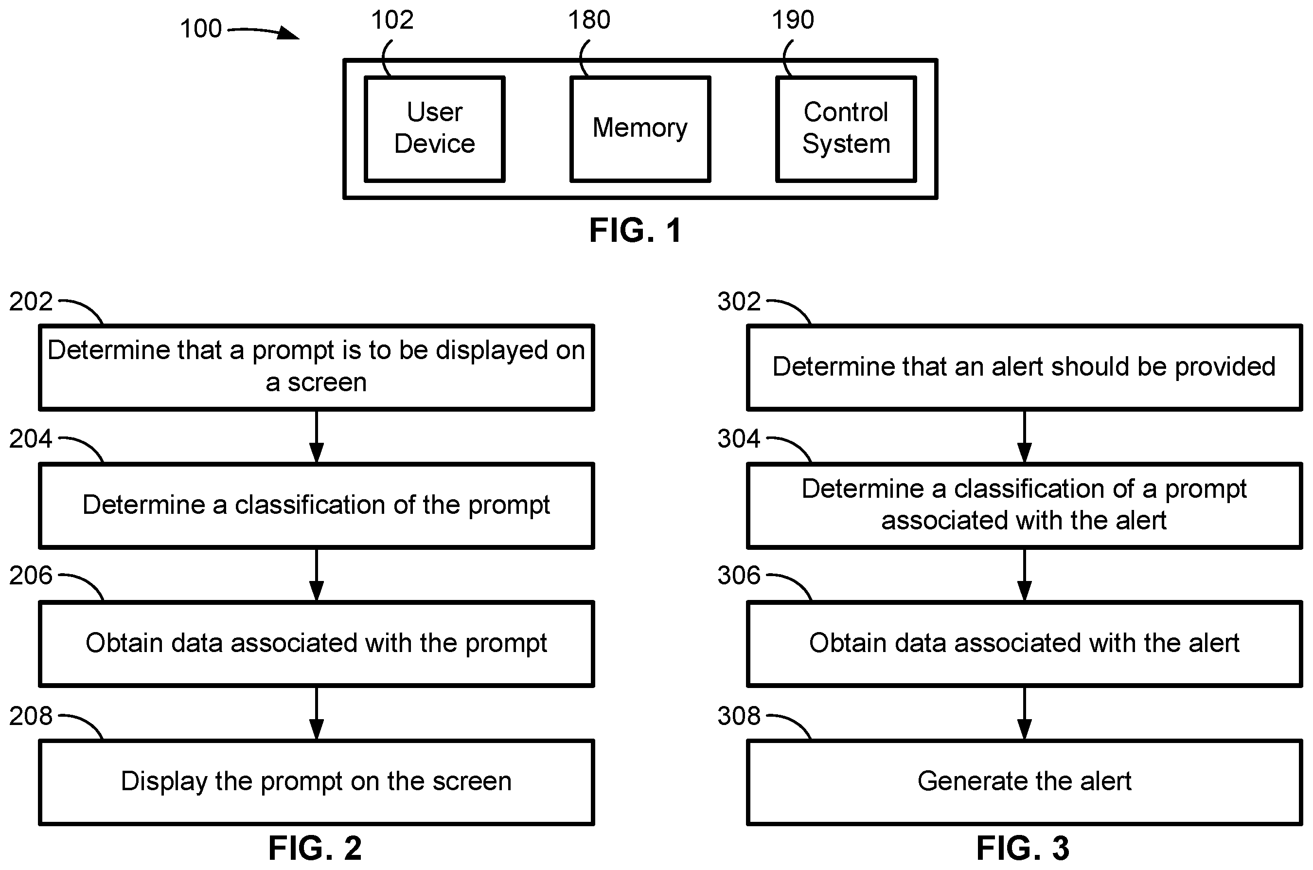 Patent US12437236 Figure 1 – Systems and methods for providing prompts on an electronic device