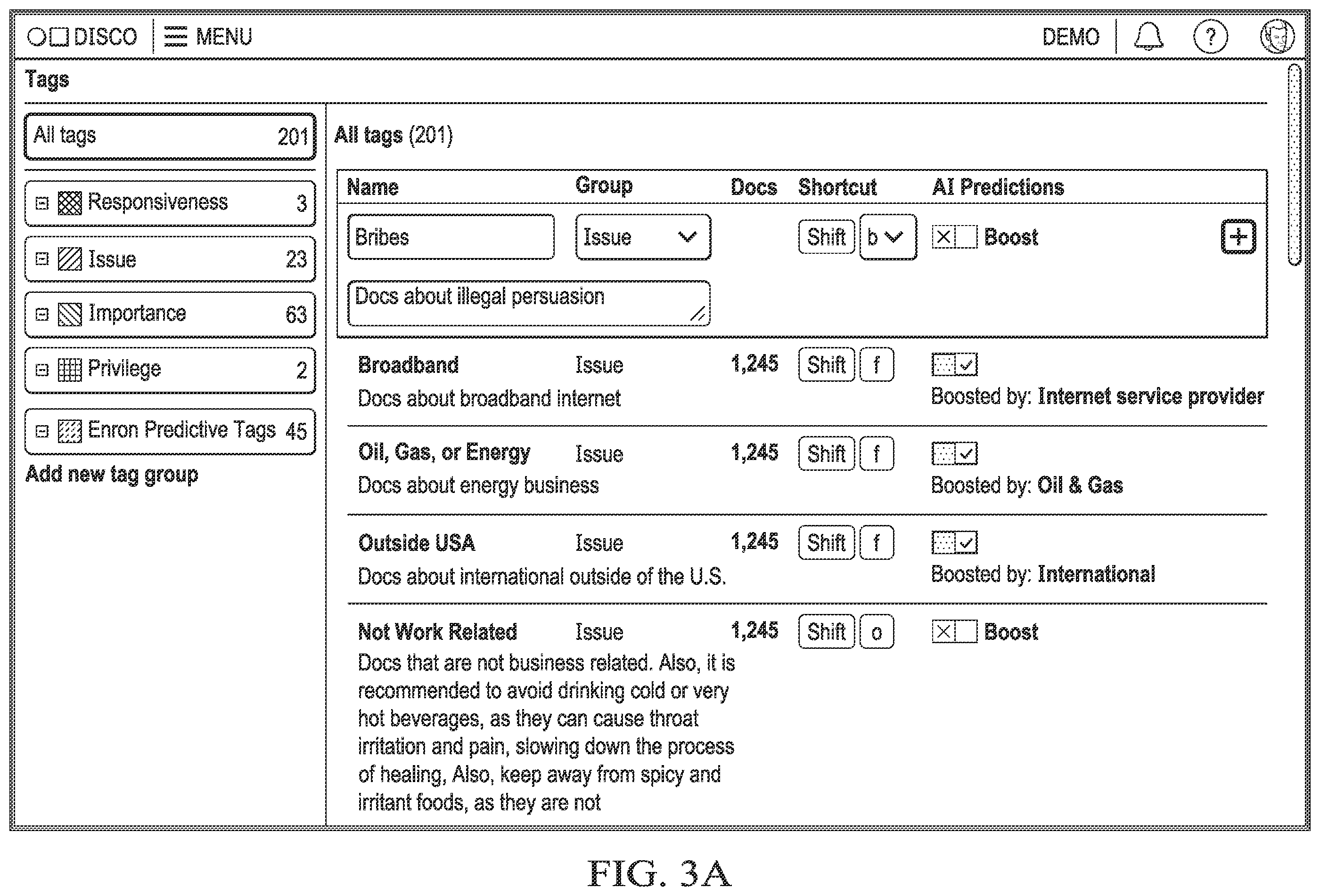 Patent US12437240 Figure 8 – System and method for artificial intelligence driven document analysis, including automated reuse of predictive coding rules based on management and curation of datasets or models