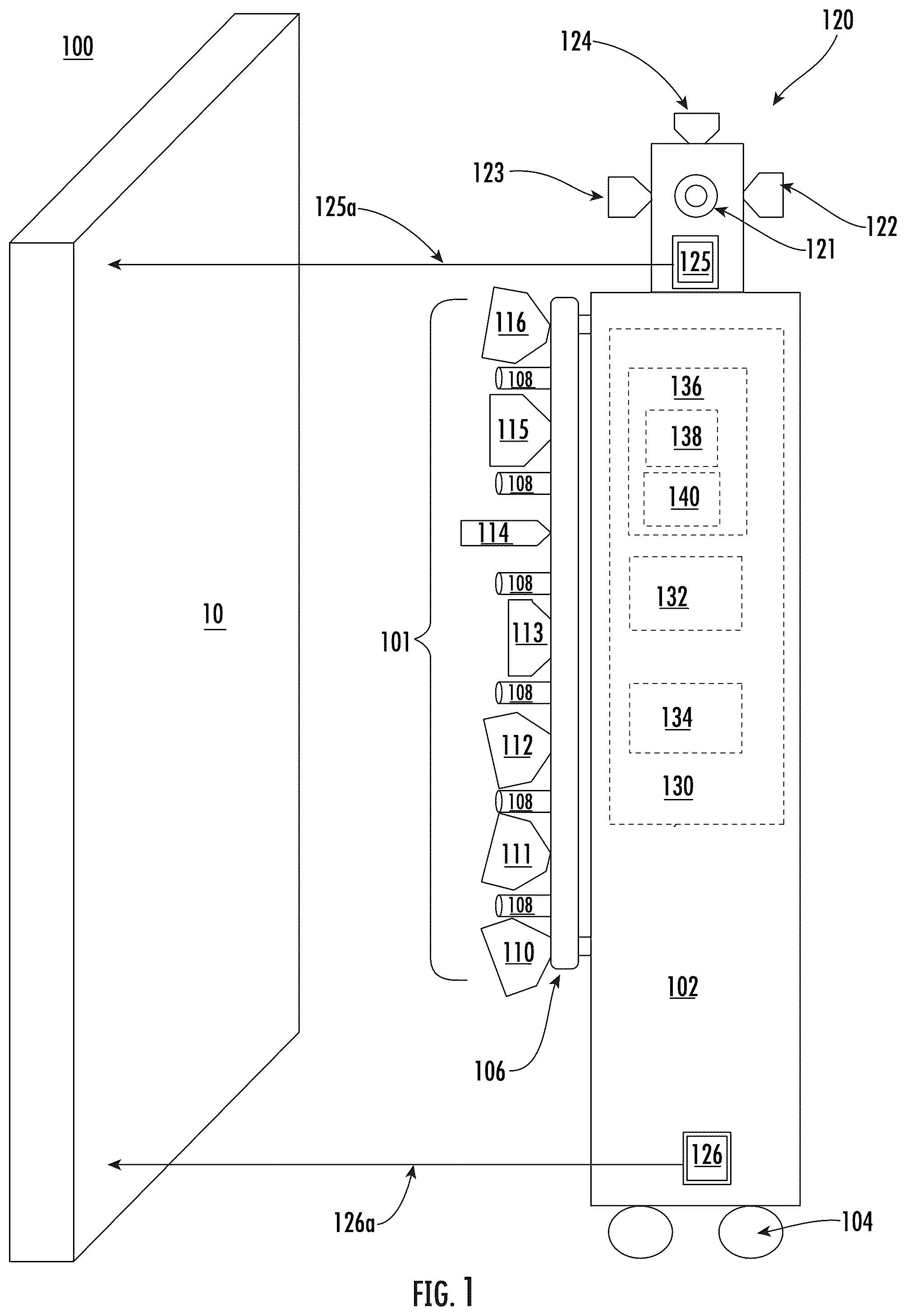 Patent US12437258 Figure 1 – System and method for identifying products in a shelf management system