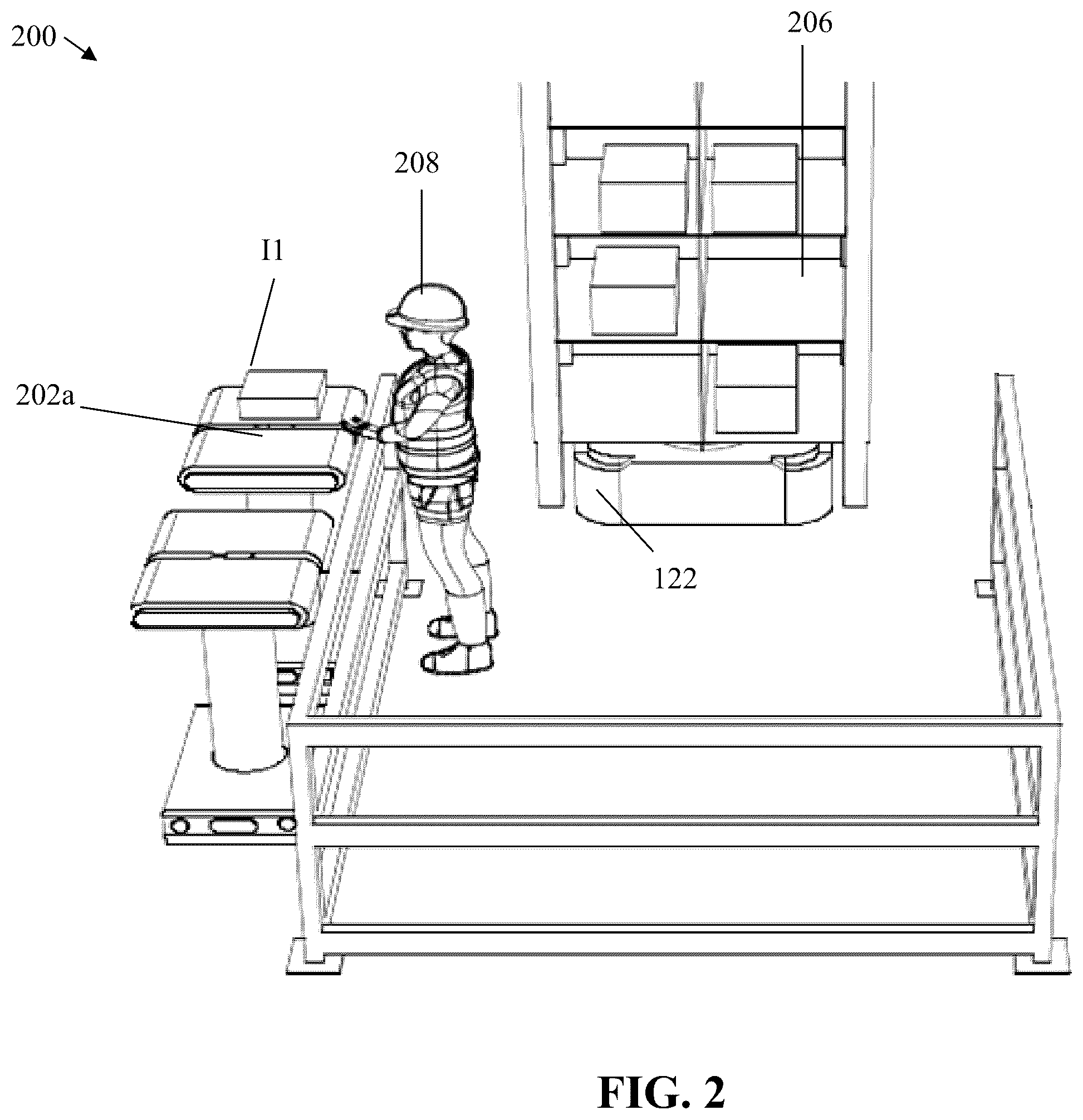 Patent US12437261 Figure 4 – Automated order consolidation and packaging mechanism