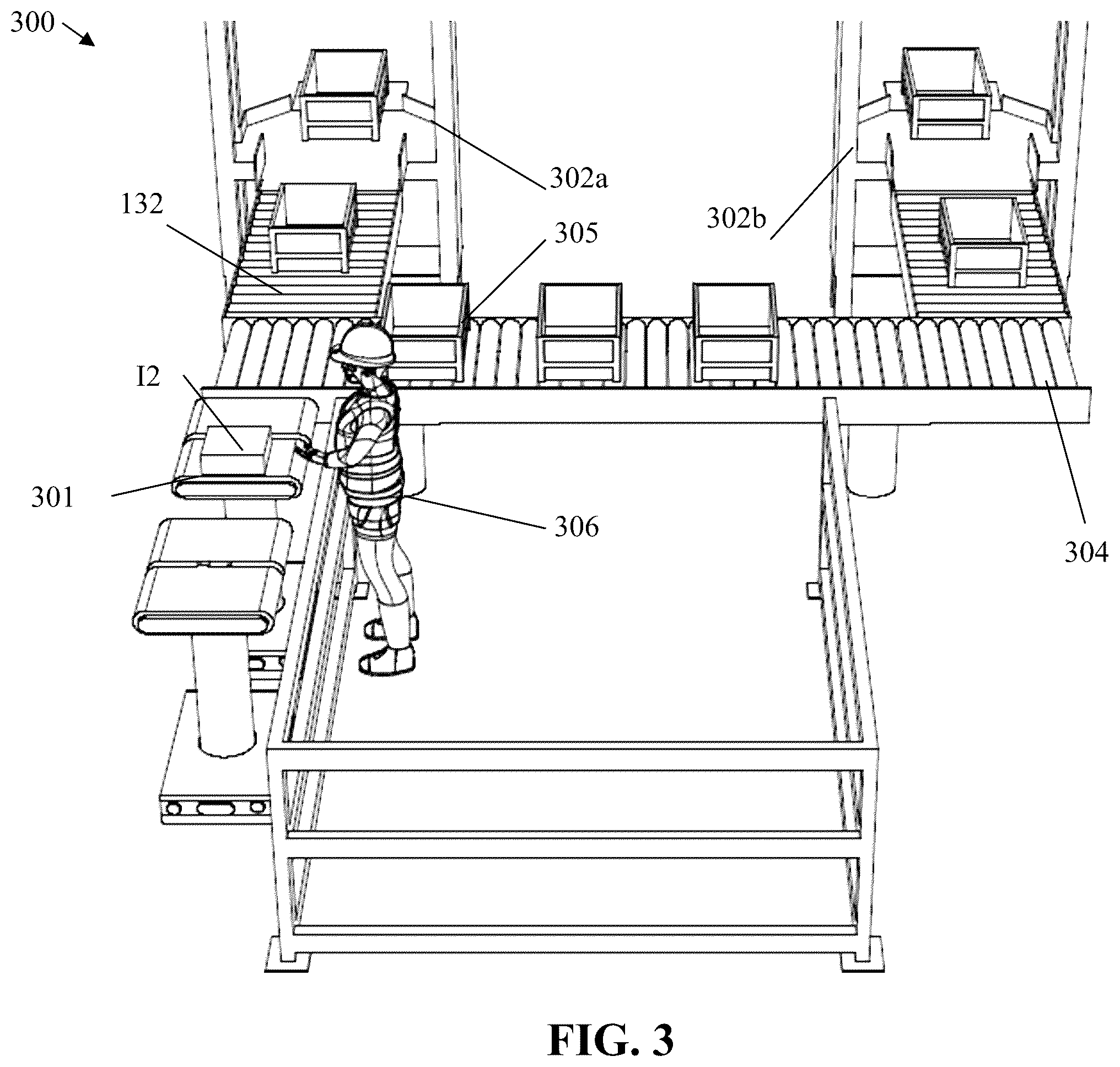 Patent US12437261 Figure 5 – Automated order consolidation and packaging mechanism