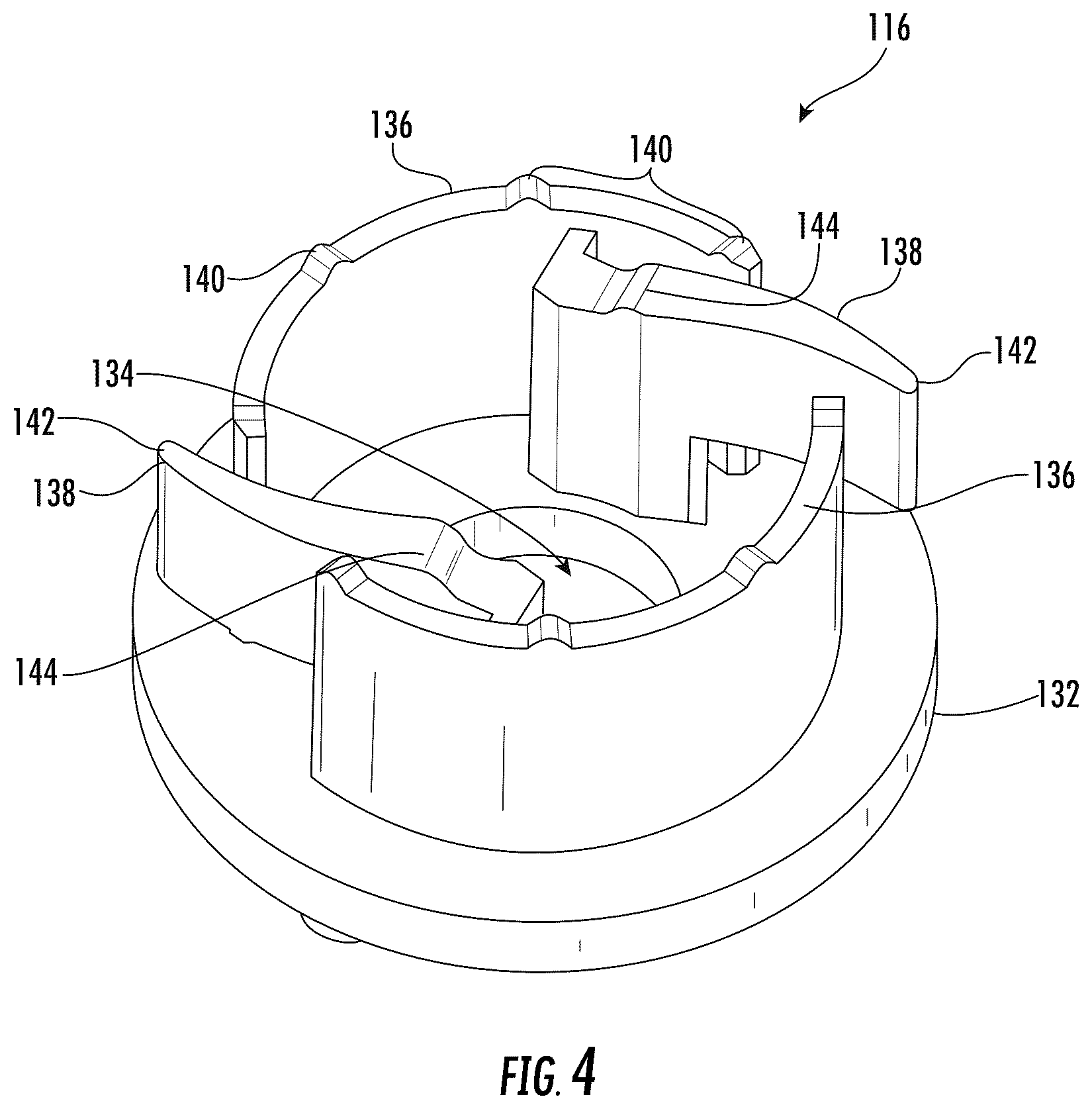 Patent US12437262 Figure 4 – Anti-sweeping hook with integrated inventory monitoring and/or loss prevention functionality