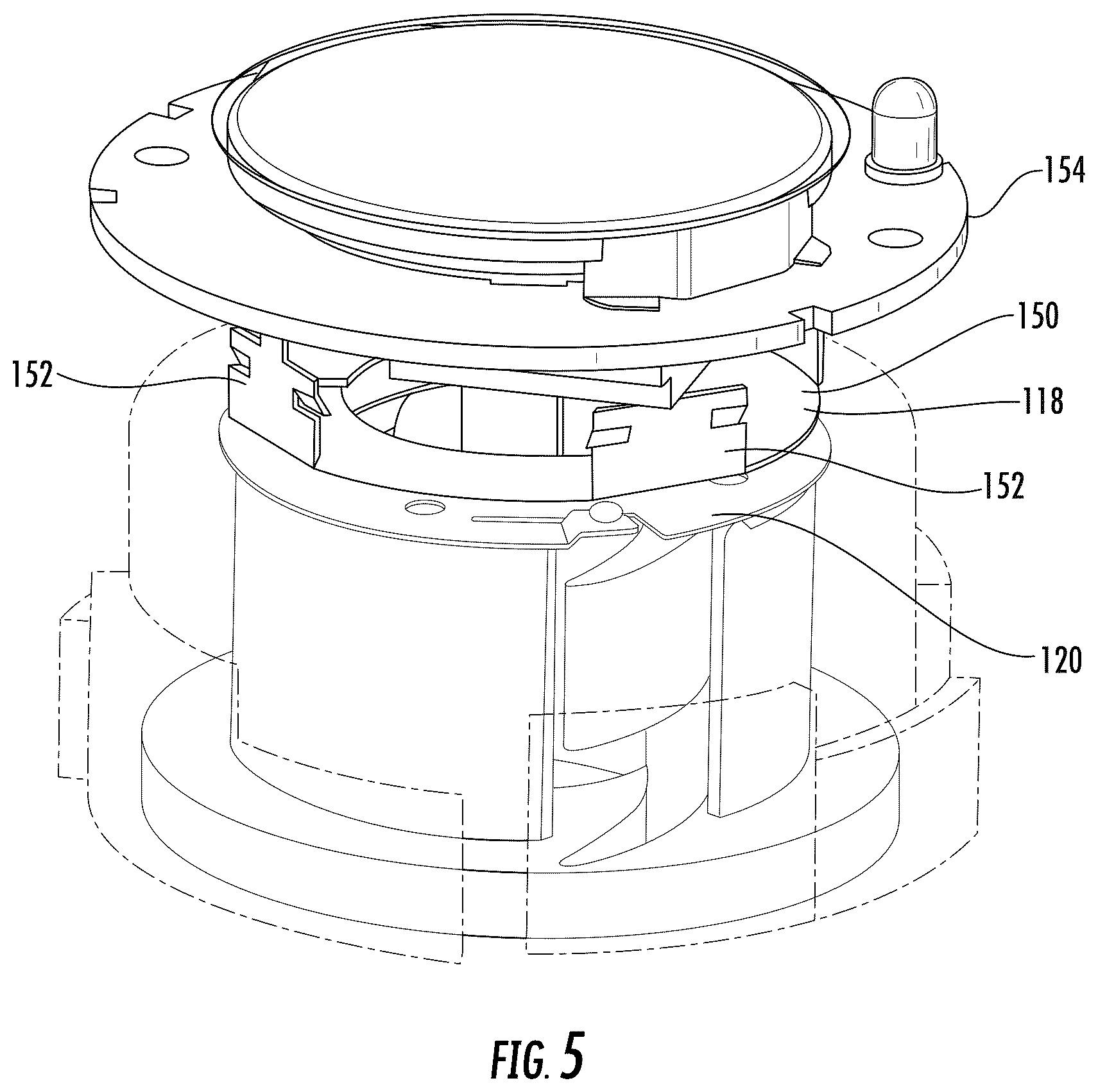 Patent US12437262 Figure 5 – Anti-sweeping hook with integrated inventory monitoring and/or loss prevention functionality