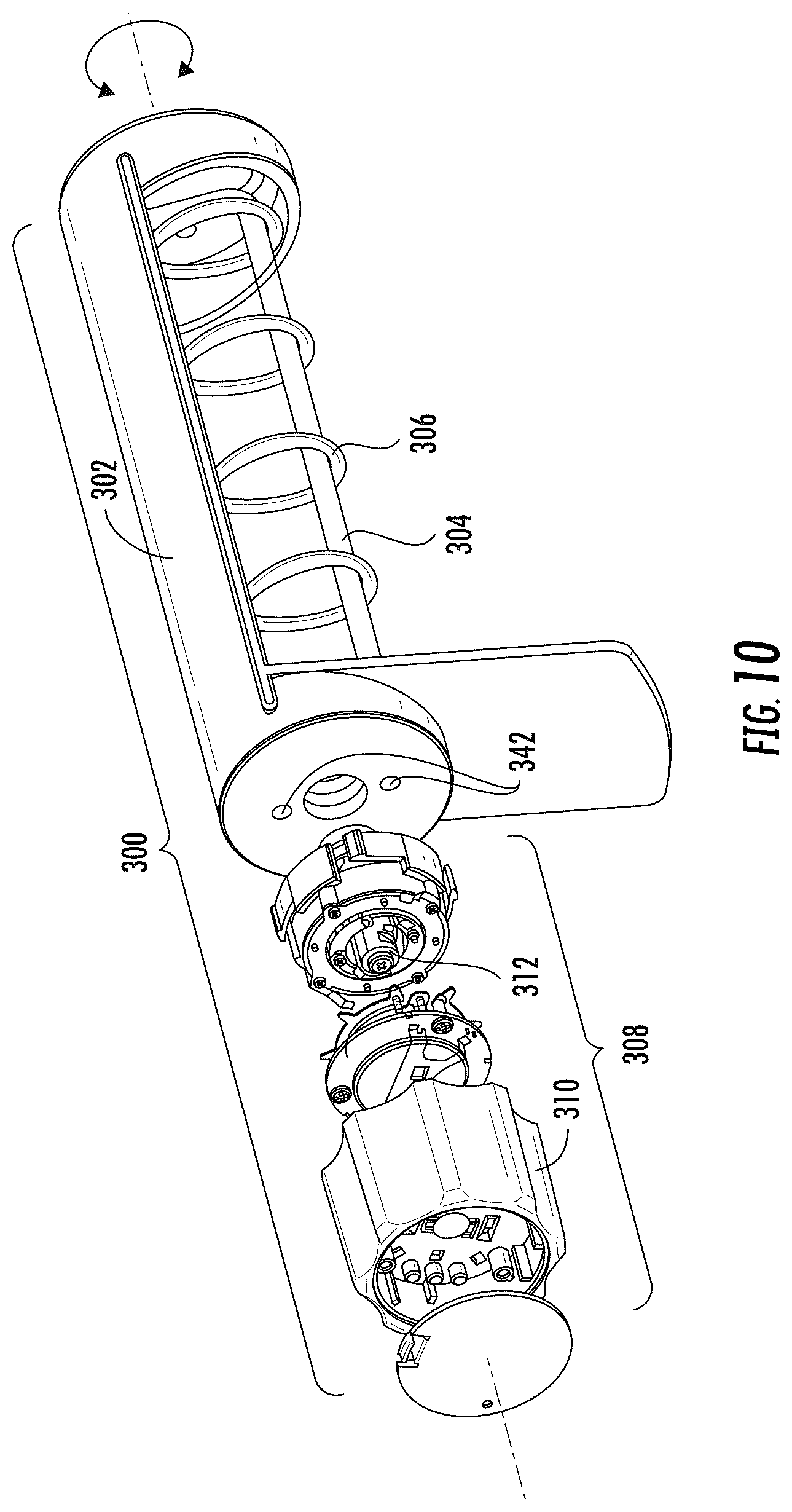 Patent US12437262 Figure 10 – Anti-sweeping hook with integrated inventory monitoring and/or loss prevention functionality