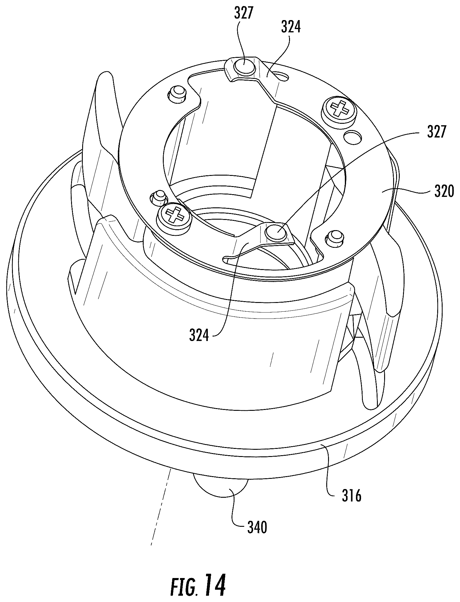 Patent US12437262 Figure 14 – Anti-sweeping hook with integrated inventory monitoring and/or loss prevention functionality