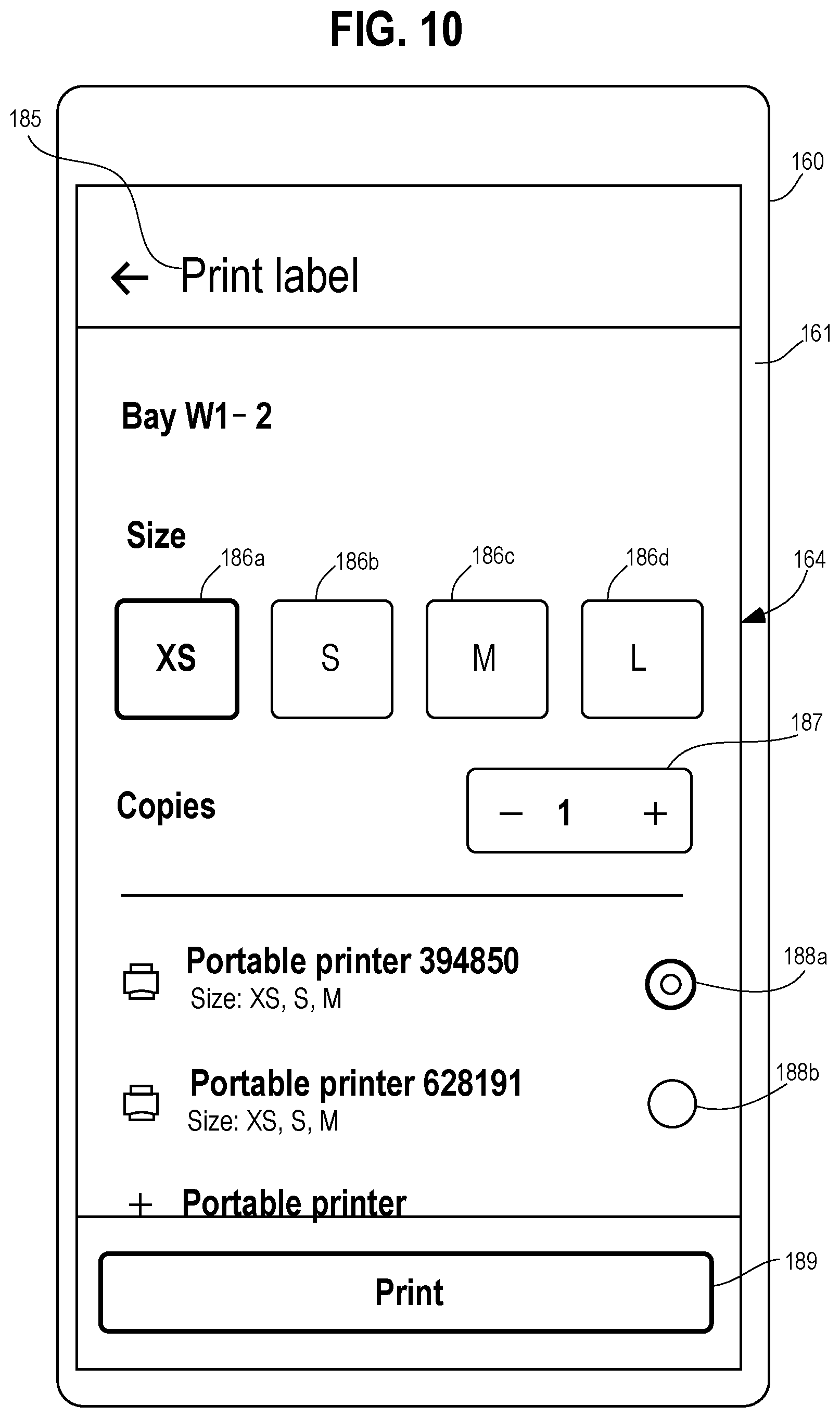 Patent US12437263 Figure 10 – Systems and methods of monitoring location labels of product storage structures of a product storage facility