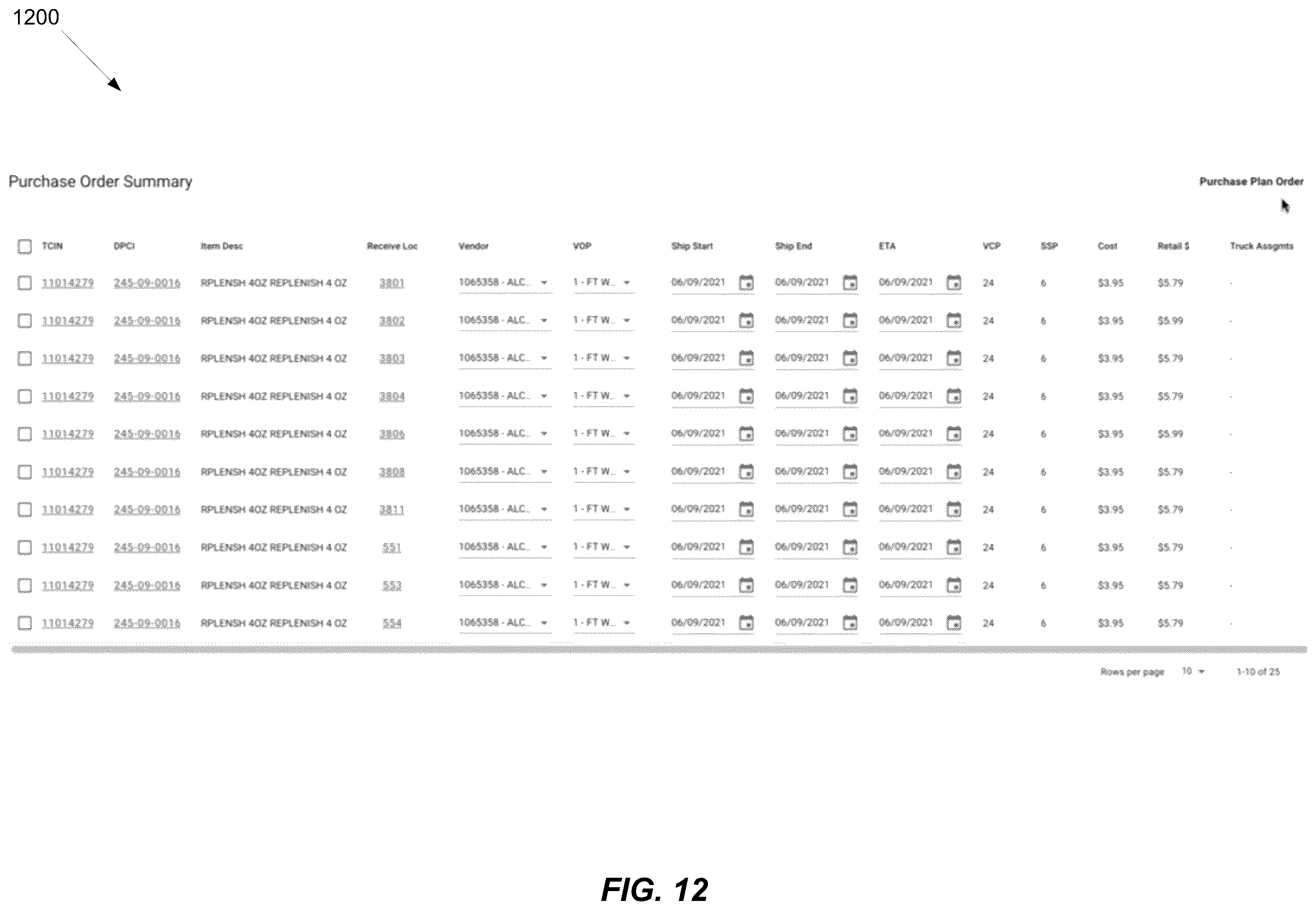 Patent US12437265 Figure 14 – Methods and systems for inventory planning and control