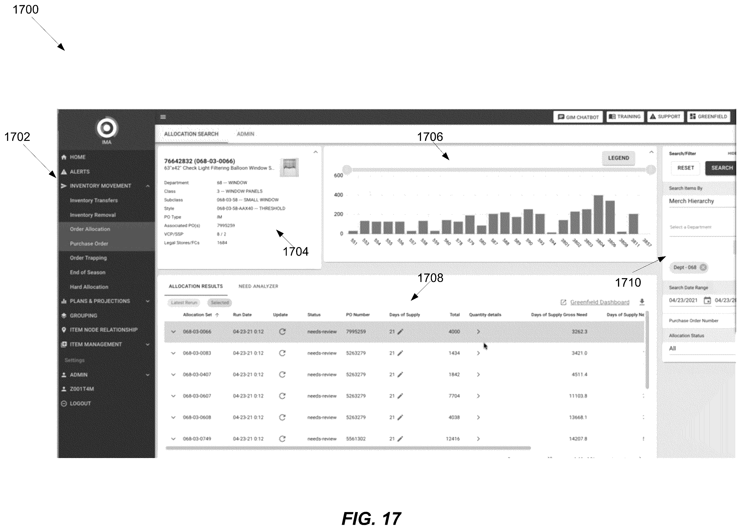 Patent US12437265 Figure 19 – Methods and systems for inventory planning and control