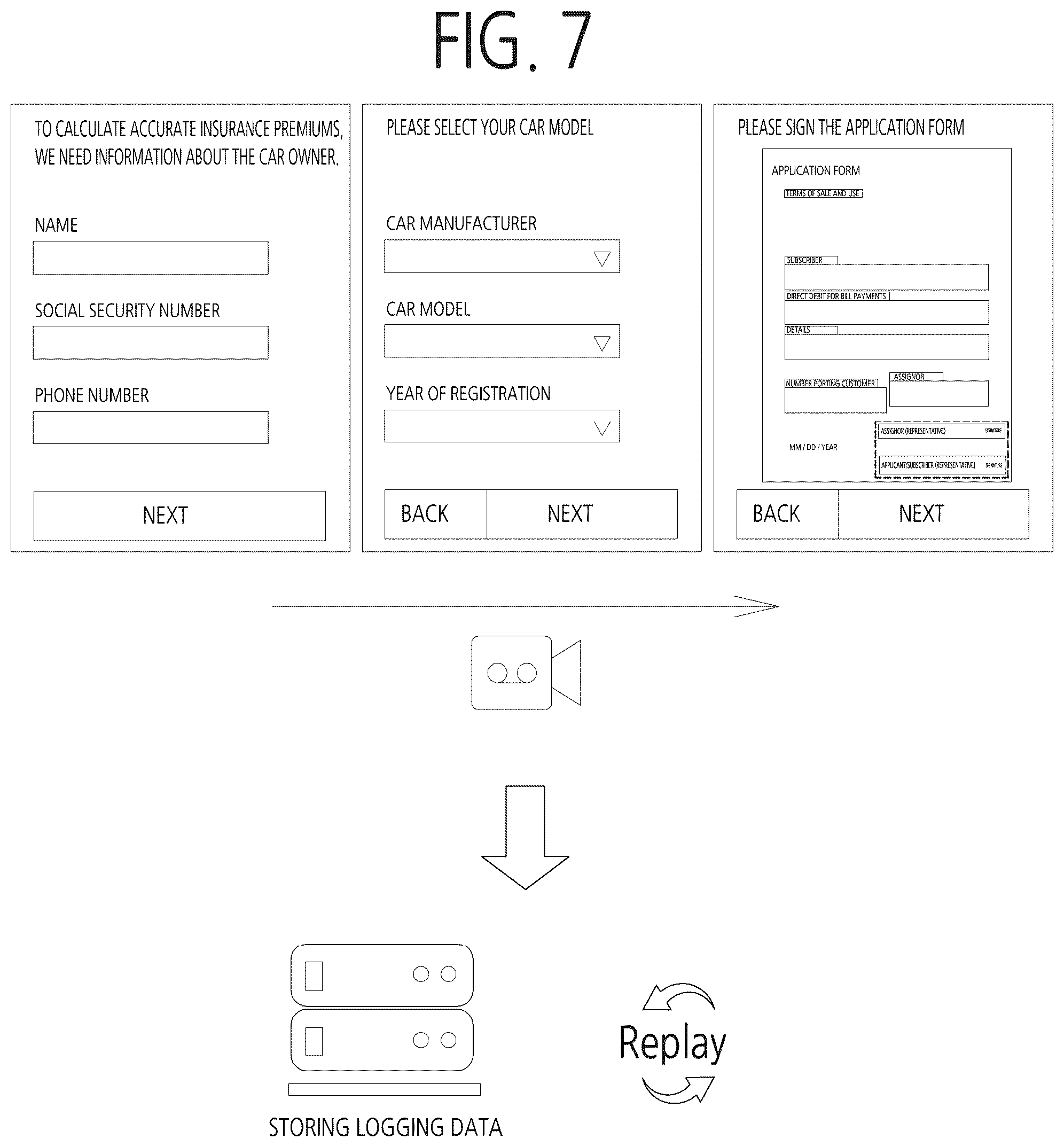 Patent US12437268 Figure 6 – Contact-free remote work processing system and method through user interface sharing