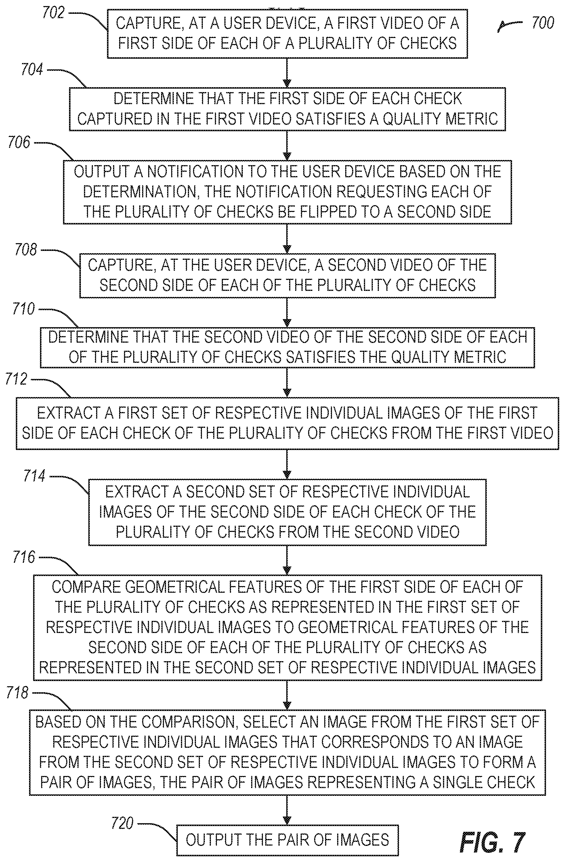 Patent US12437274 Figure 8 – Multi-capture for remote deposit via scanner