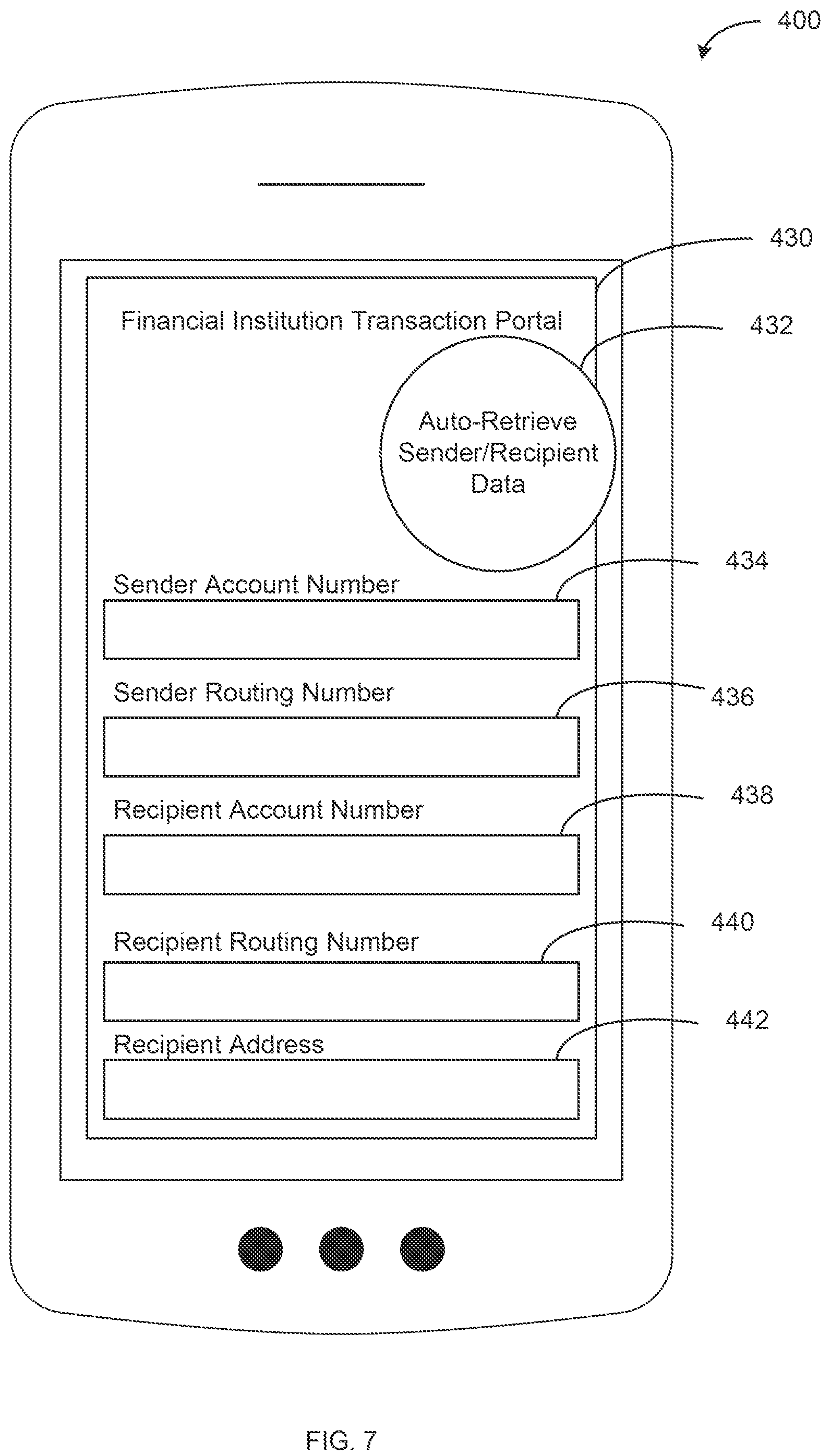 Patent US12437277 Figure 7 – Systems and methods for funds transfer account aggregator