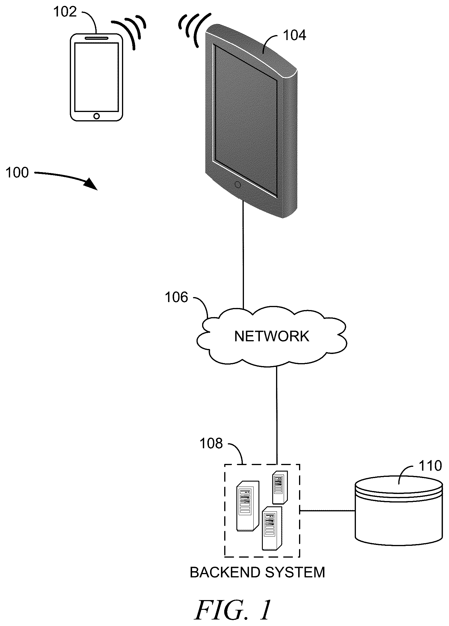 Patent US12437280 Figure 1 – Presence aware terminals