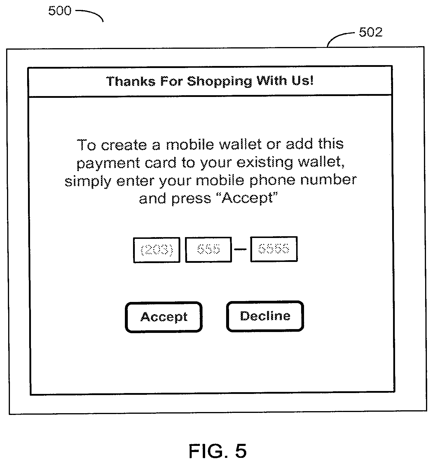 Patent US12437281 Figure 5 – Methods and systems for wallet enrollment