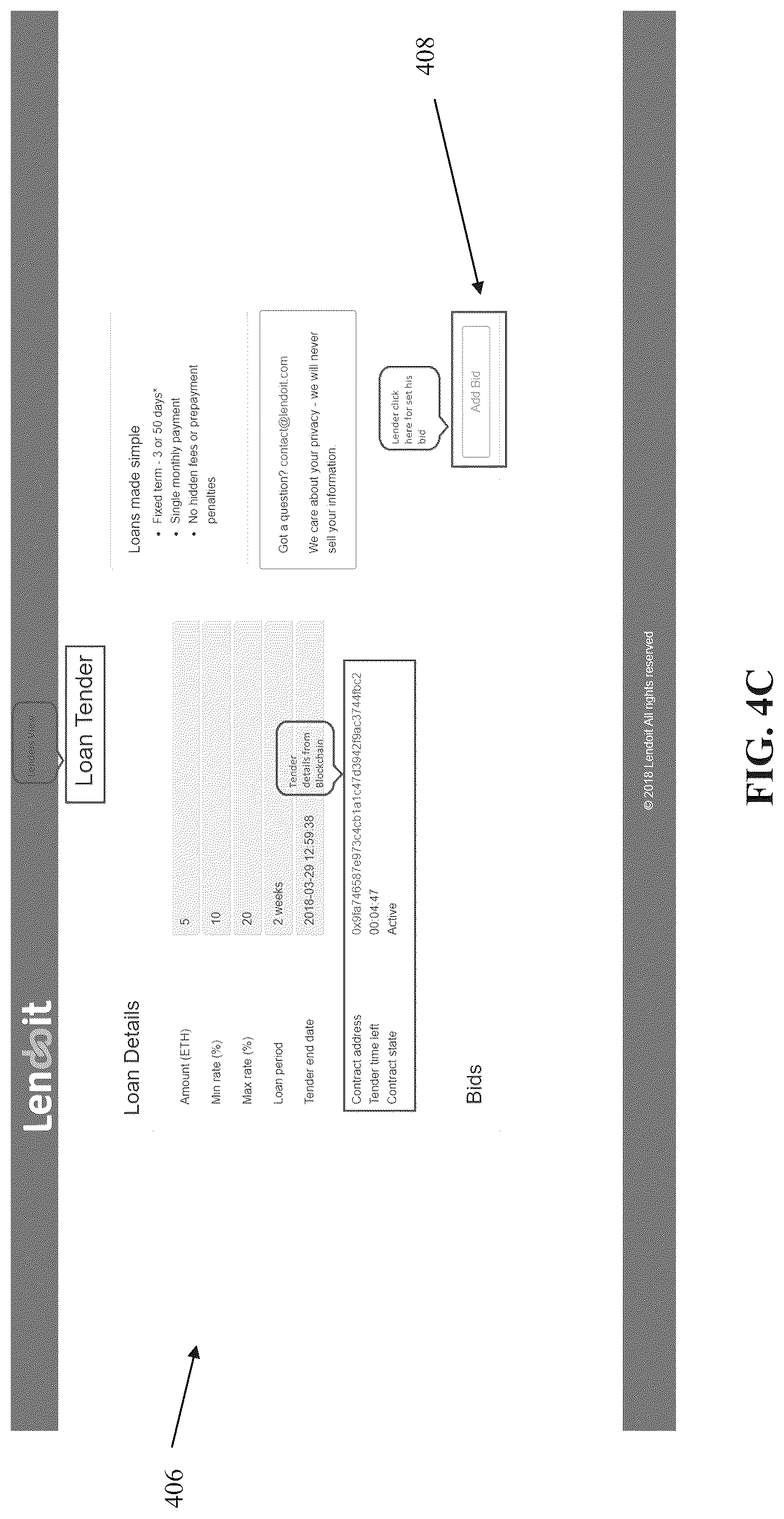 Patent US12437288 Figure 7 – Smart contract executed within a blockchain