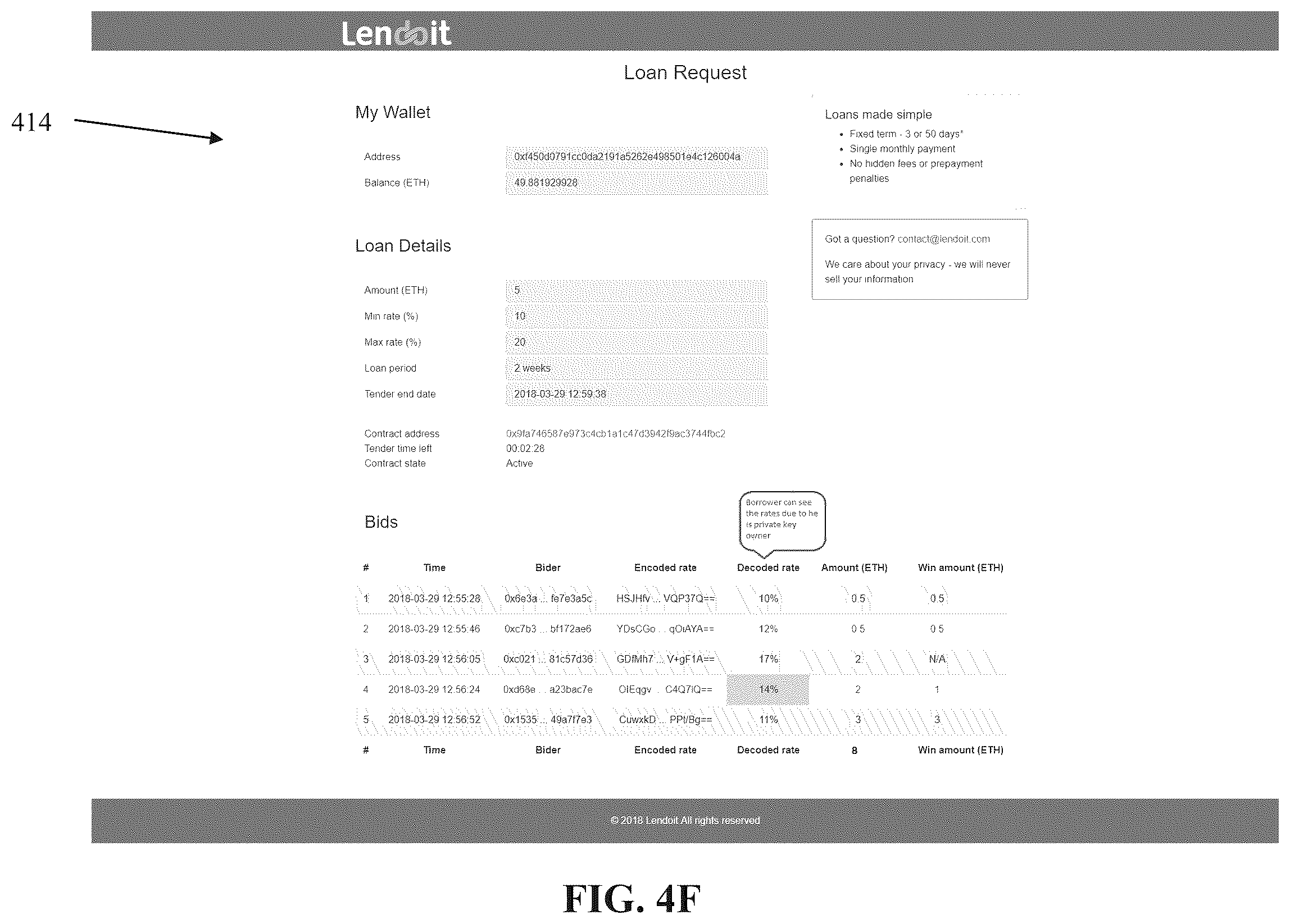 Patent US12437288 Figure 10 – Smart contract executed within a blockchain