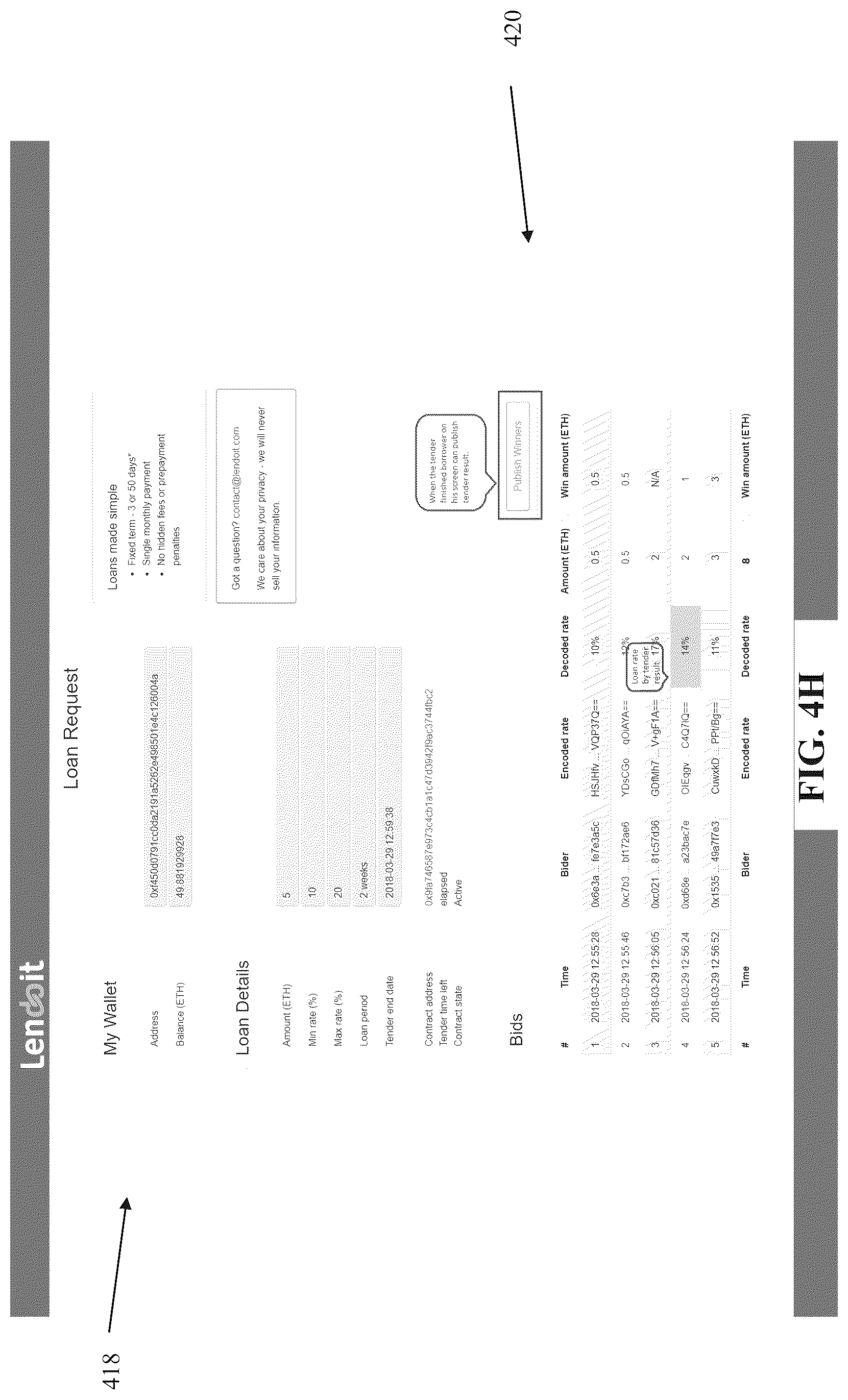 Patent US12437288 Figure 12 – Smart contract executed within a blockchain
