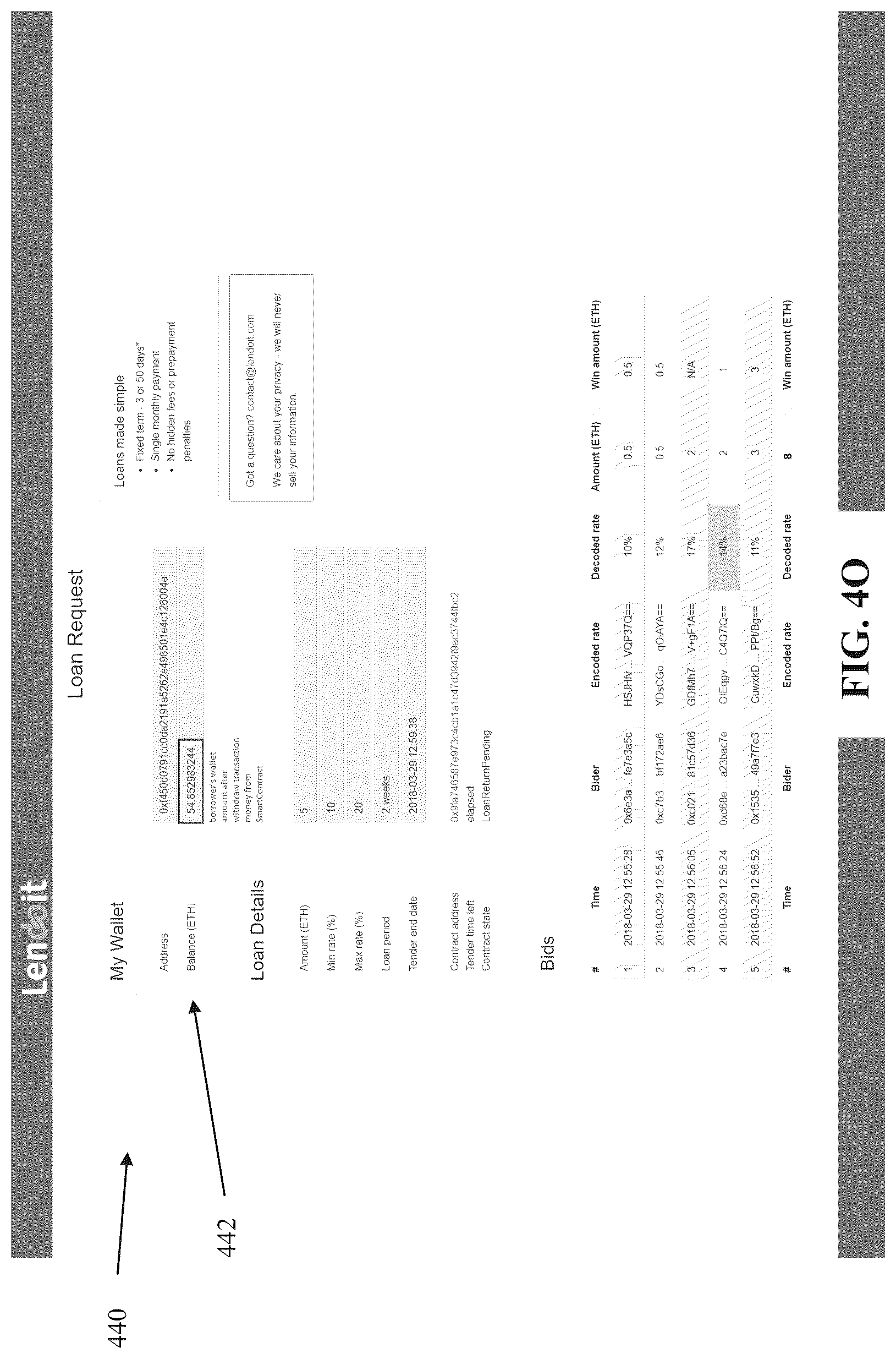 Patent US12437288 Figure 19 – Smart contract executed within a blockchain