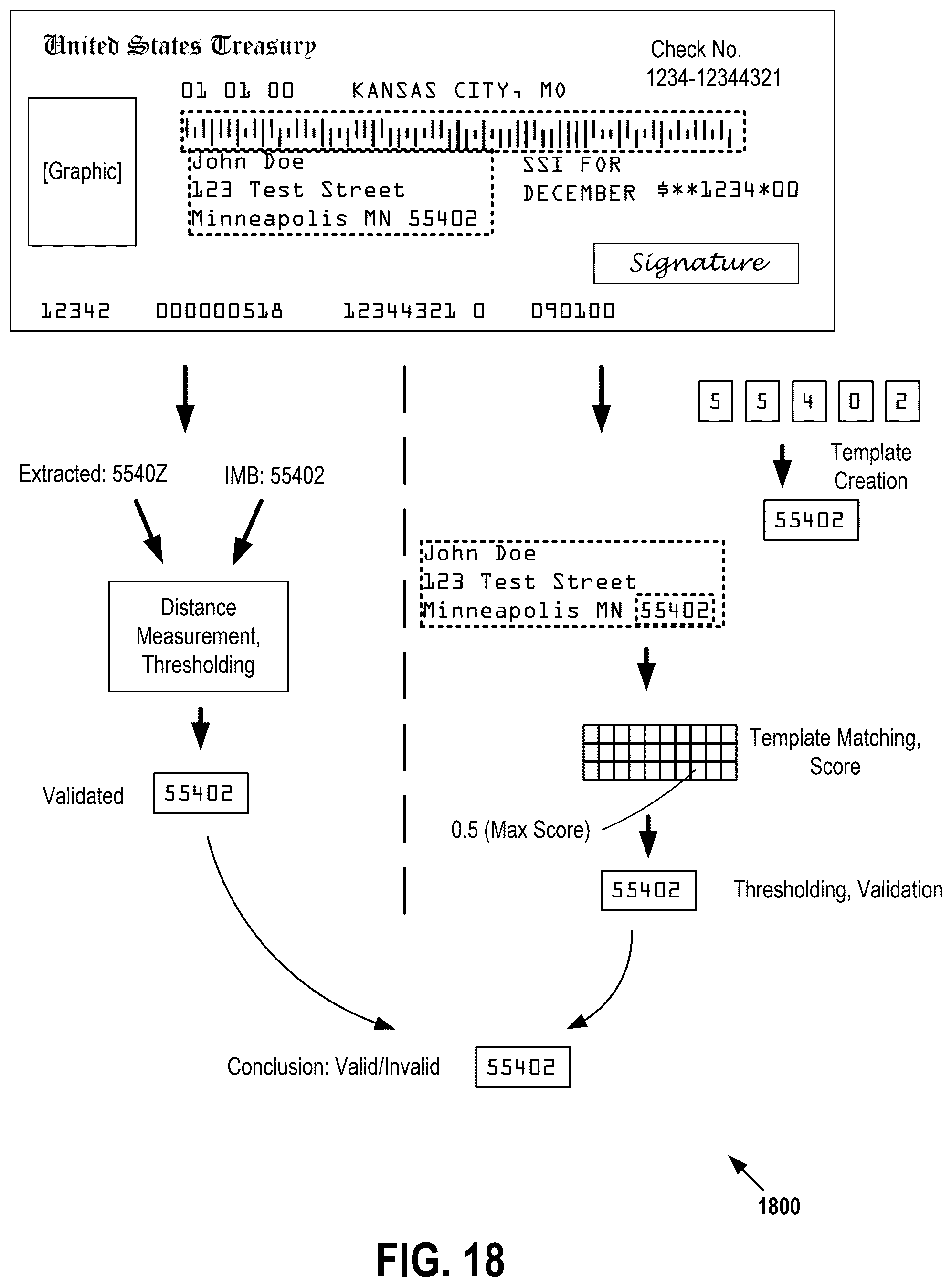 Patent US12437303 Figure 18 – Detecting and remediating anomalies in institutional financial instruments using image processing