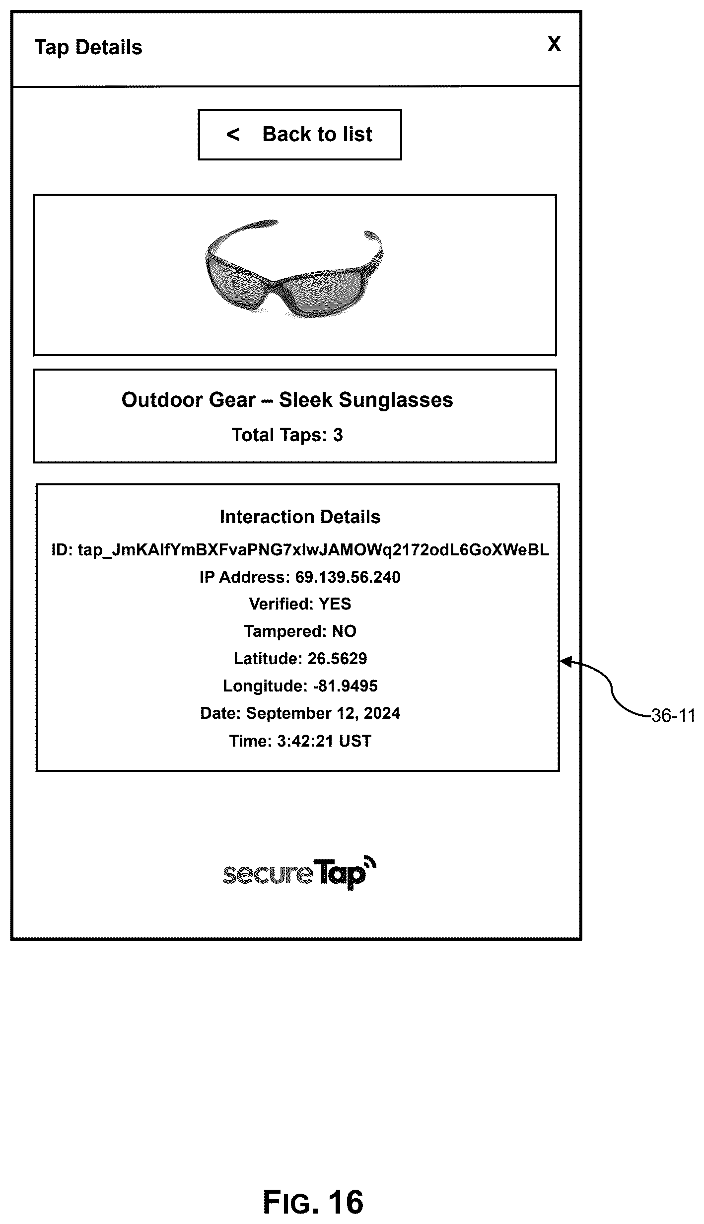 Patent US12437308 Figure 18 – System, method and process for product authentication and verification