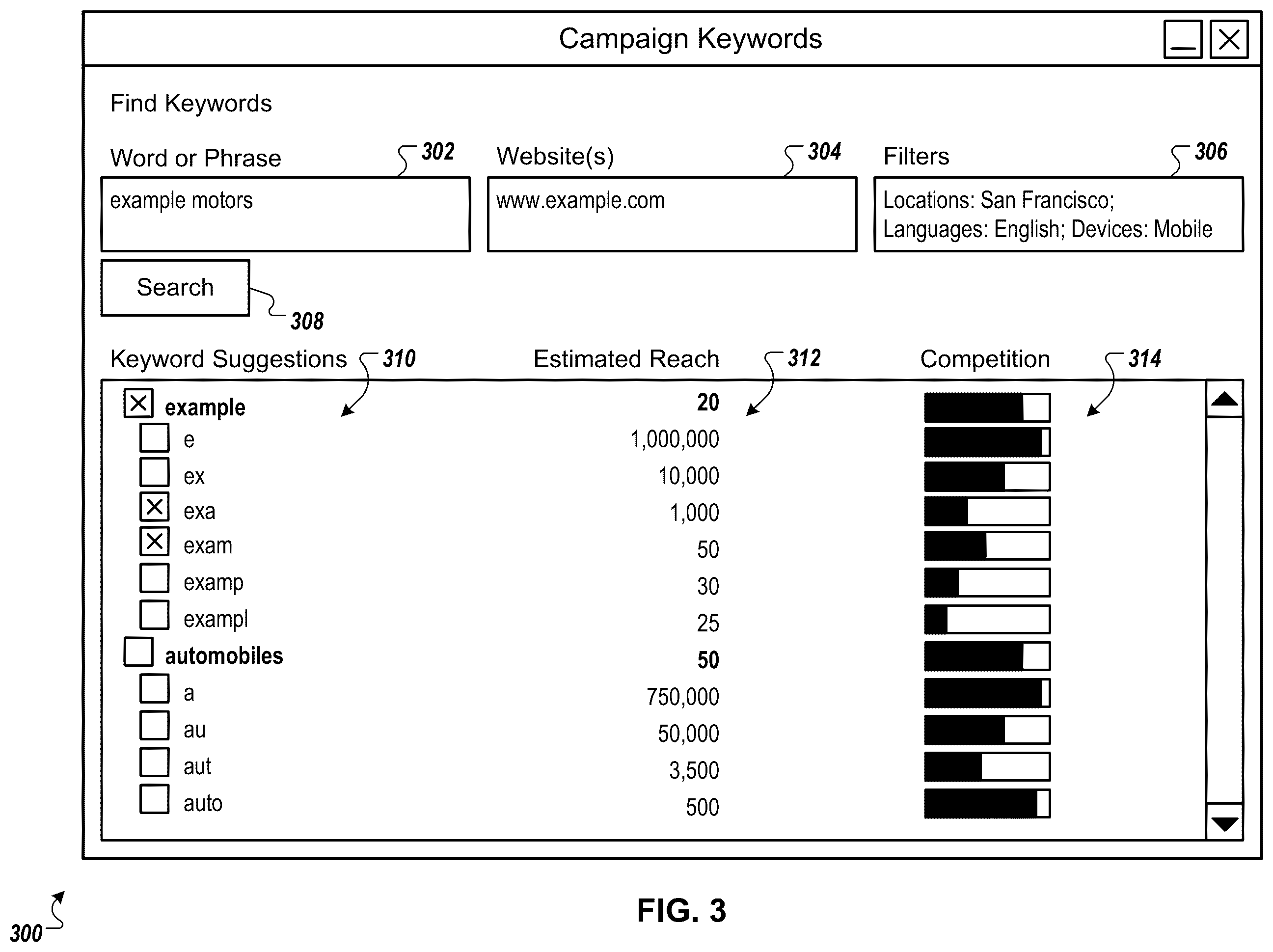 Patent US12437318 Figure 3 – Presenting options for content delivery
