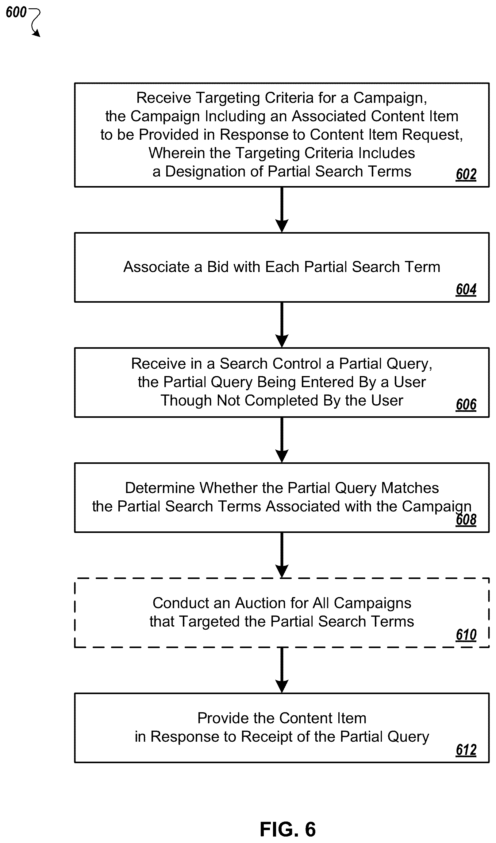 Patent US12437318 Figure 6 – Presenting options for content delivery