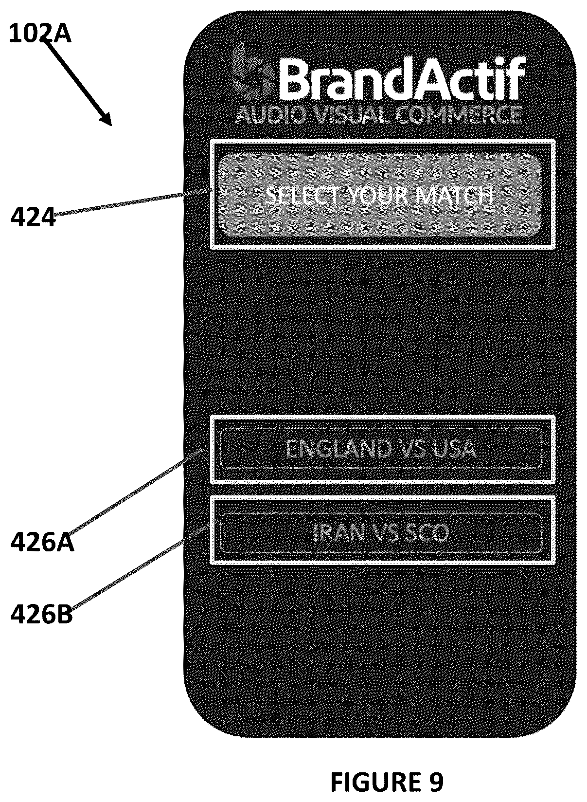 Patent US12437322 Figure 9 – Sponsor driven digital marketing for live television broadcast