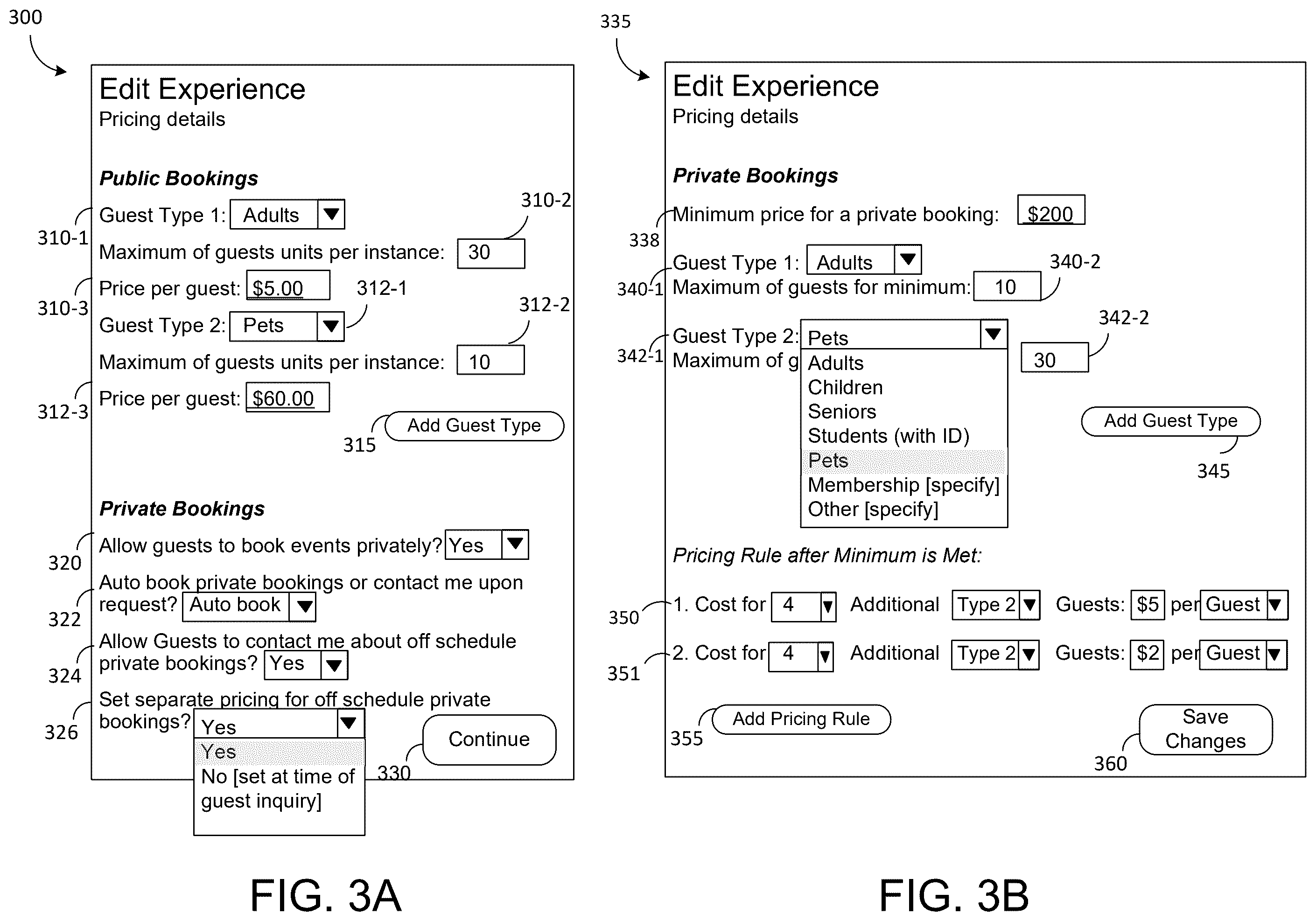 Patent US12437323 Figure 3 – Integrating private reservations with publicly-offered ticketed reservations
