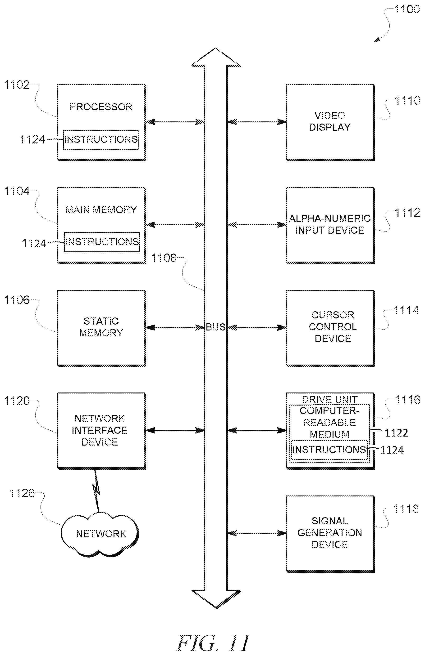 Patent US12437328 Figure 11 – Method, medium, and system for social media-based recommendations