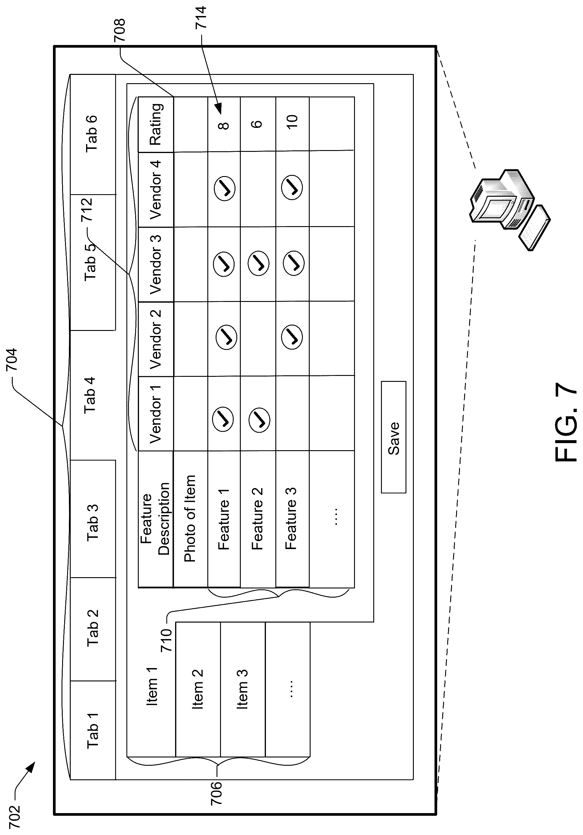 Patent US12437335 Figure 10 – Method, medium, and system for category composition and weighting selection