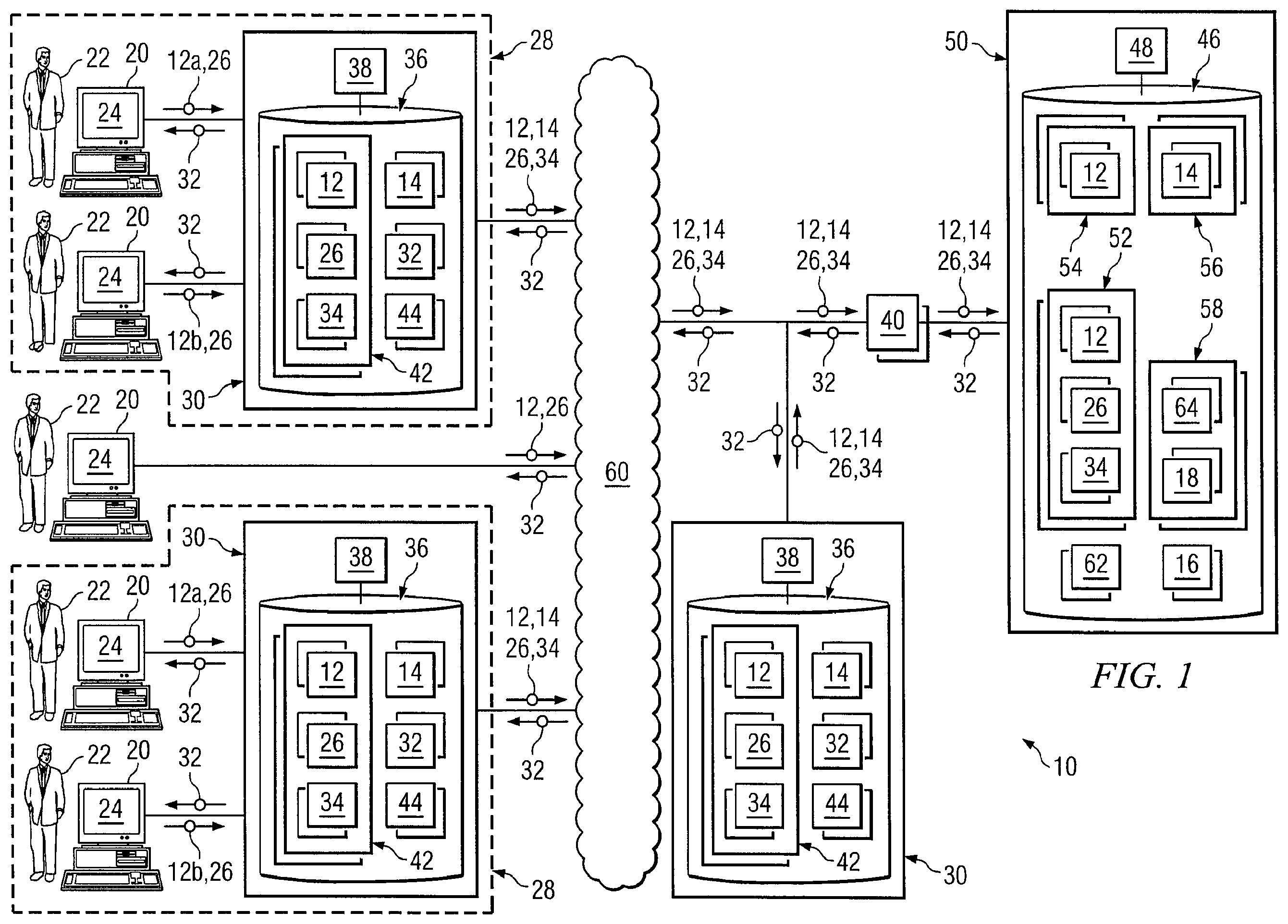 Patent US12437339 Figure 1 – System and method for providing latency protection for trading orders