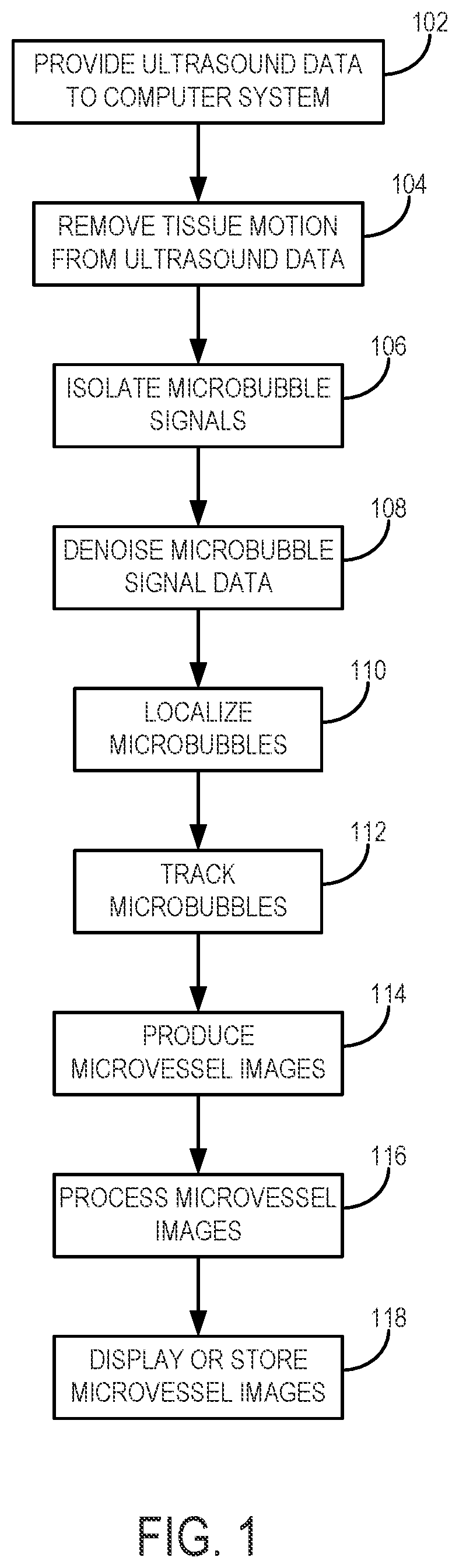 Patent US12437363 Figure 1 – Methods for high spatial and temporal resolution ultrasound imaging of microvessels