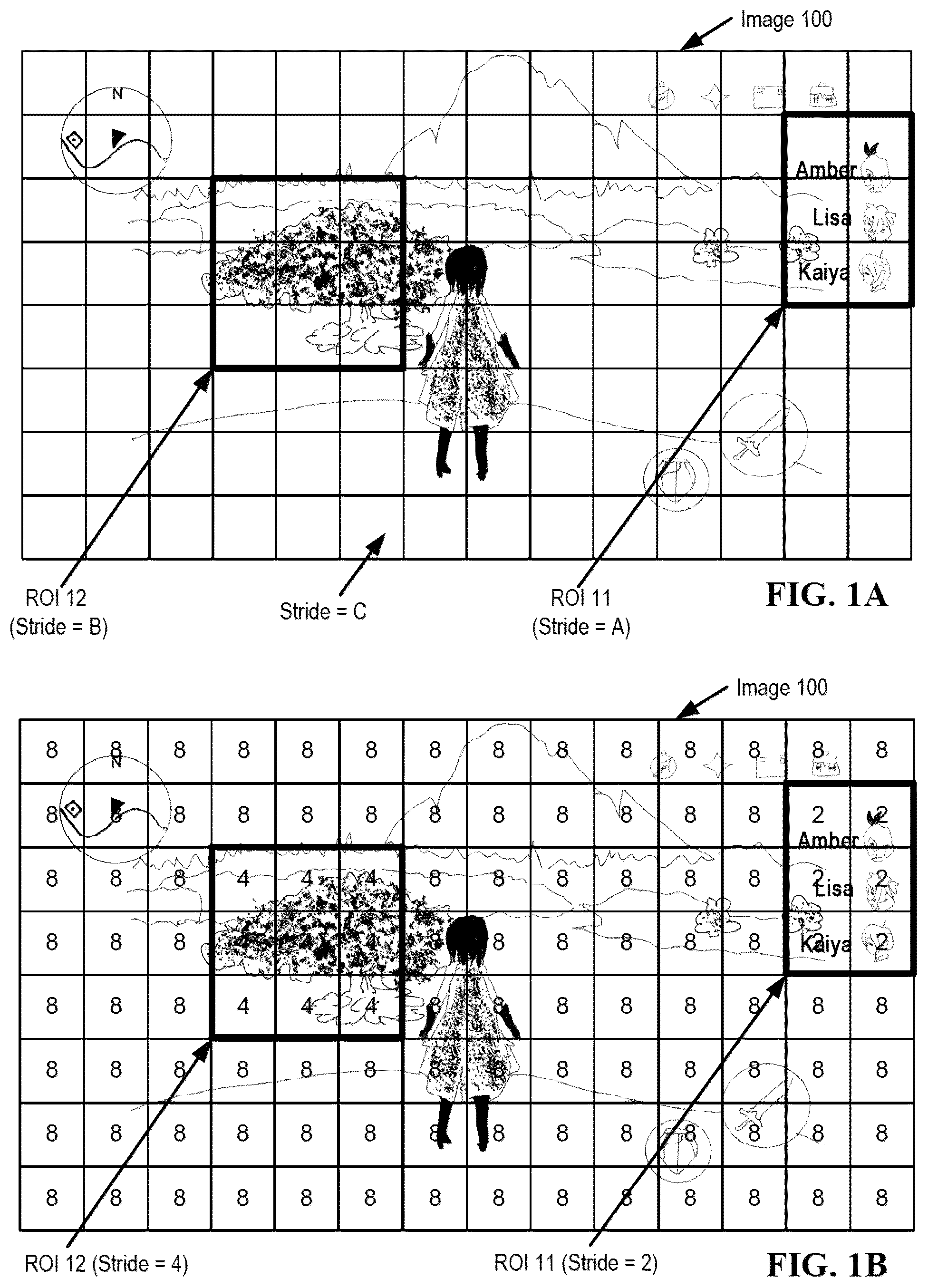 Patent US12437364 Figure 1 – Region-of-interest (ROI) guided sampling for AI super resolution transfer learning feature adaptation