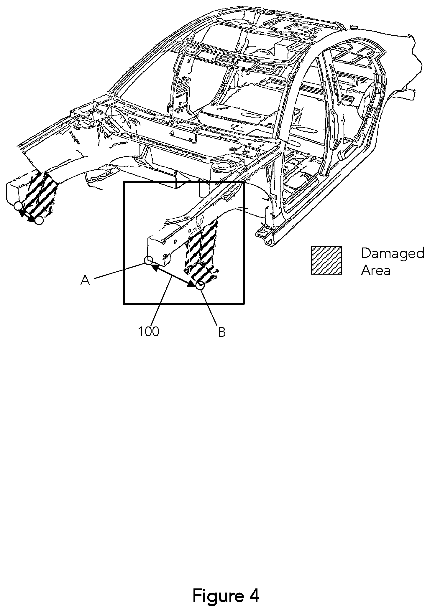 Patent US12437389 Figure 4 – Vehicle damage detection system and method