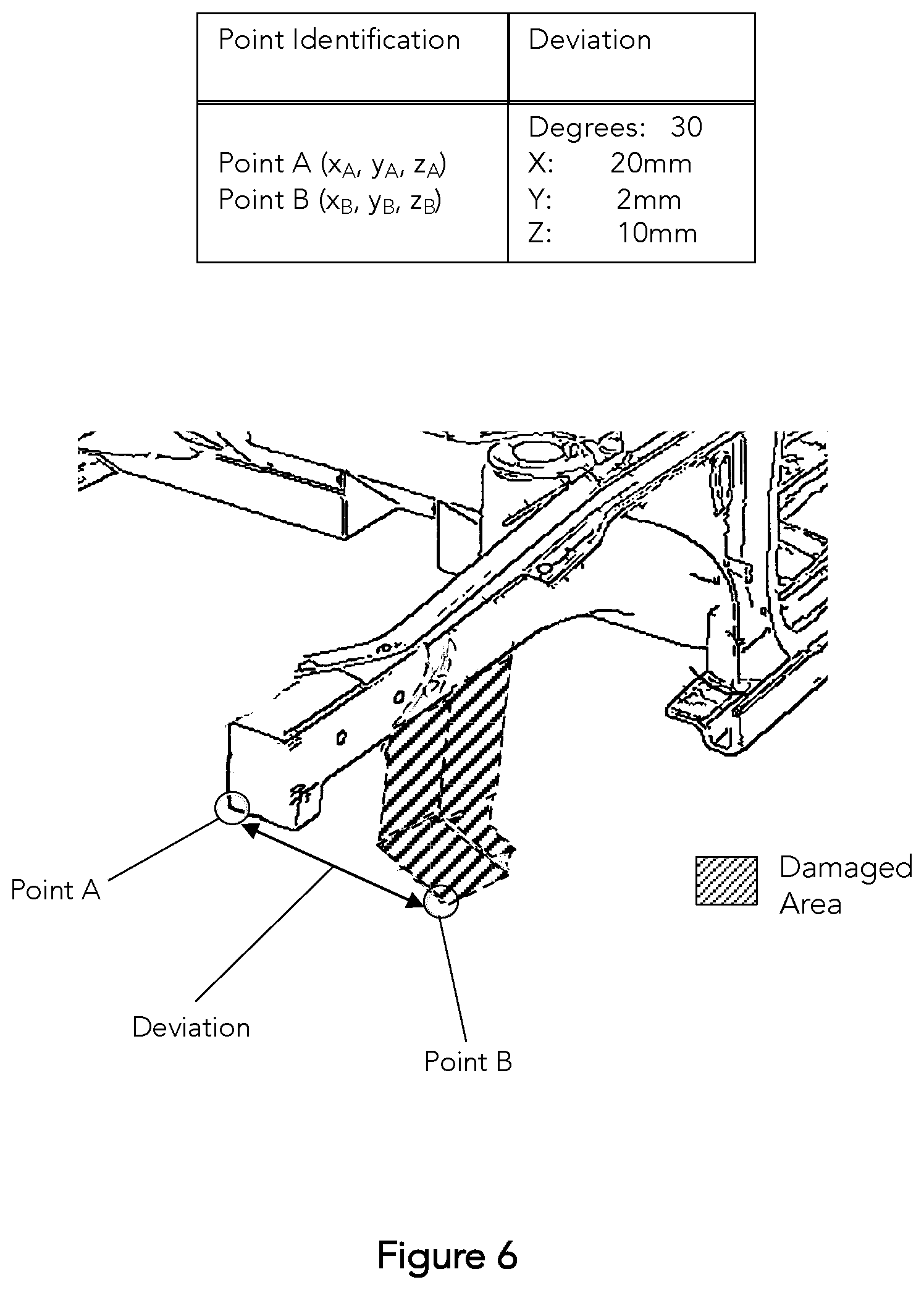Patent US12437389 Figure 6 – Vehicle damage detection system and method
