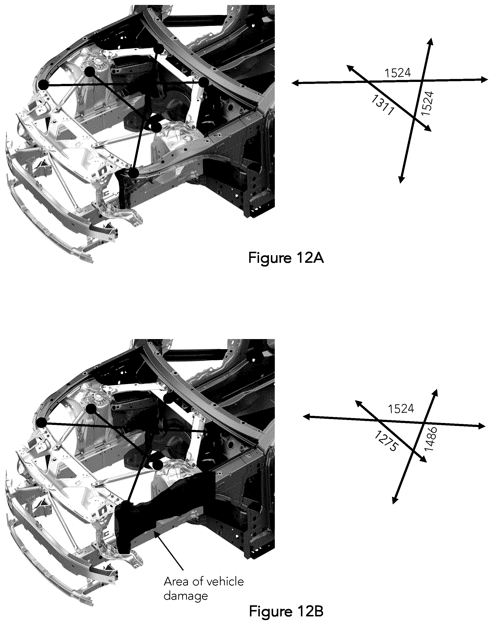 Patent US12437389 Figure 12 – Vehicle damage detection system and method