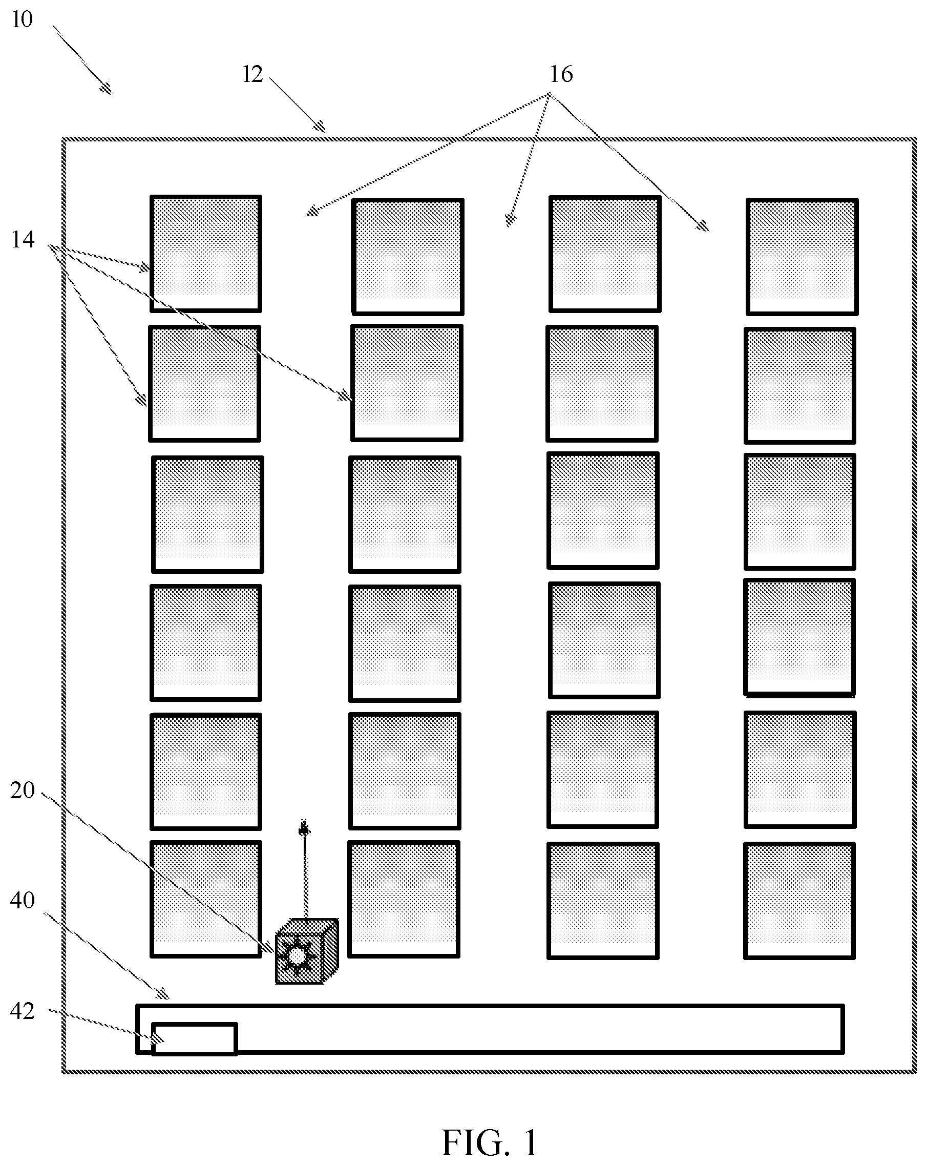 Patent US12437392 Figure 1 – Mobile sensing system for crop monitoring