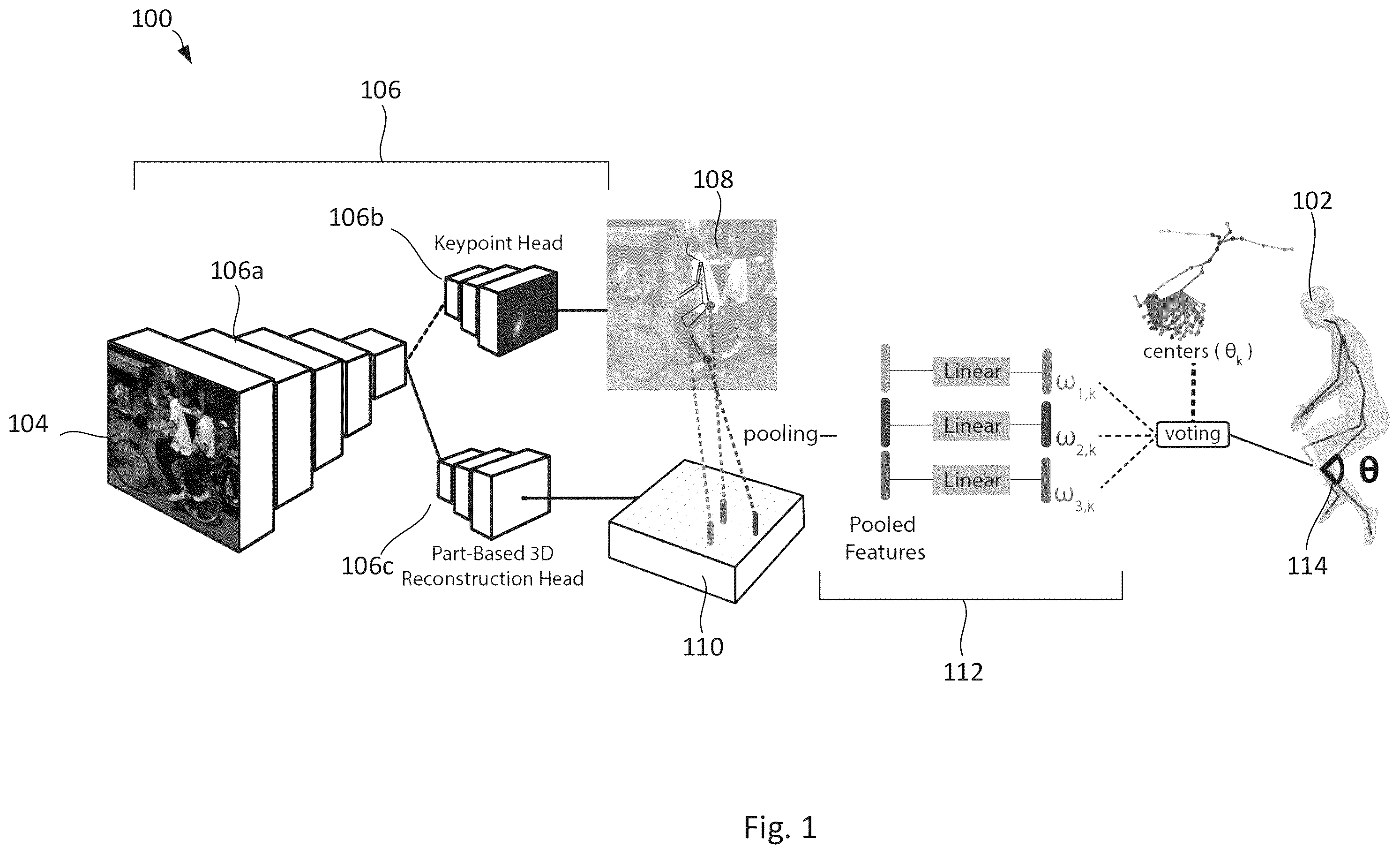 Patent US12437429 Figure 1 – Three-dimensional object reconstruction