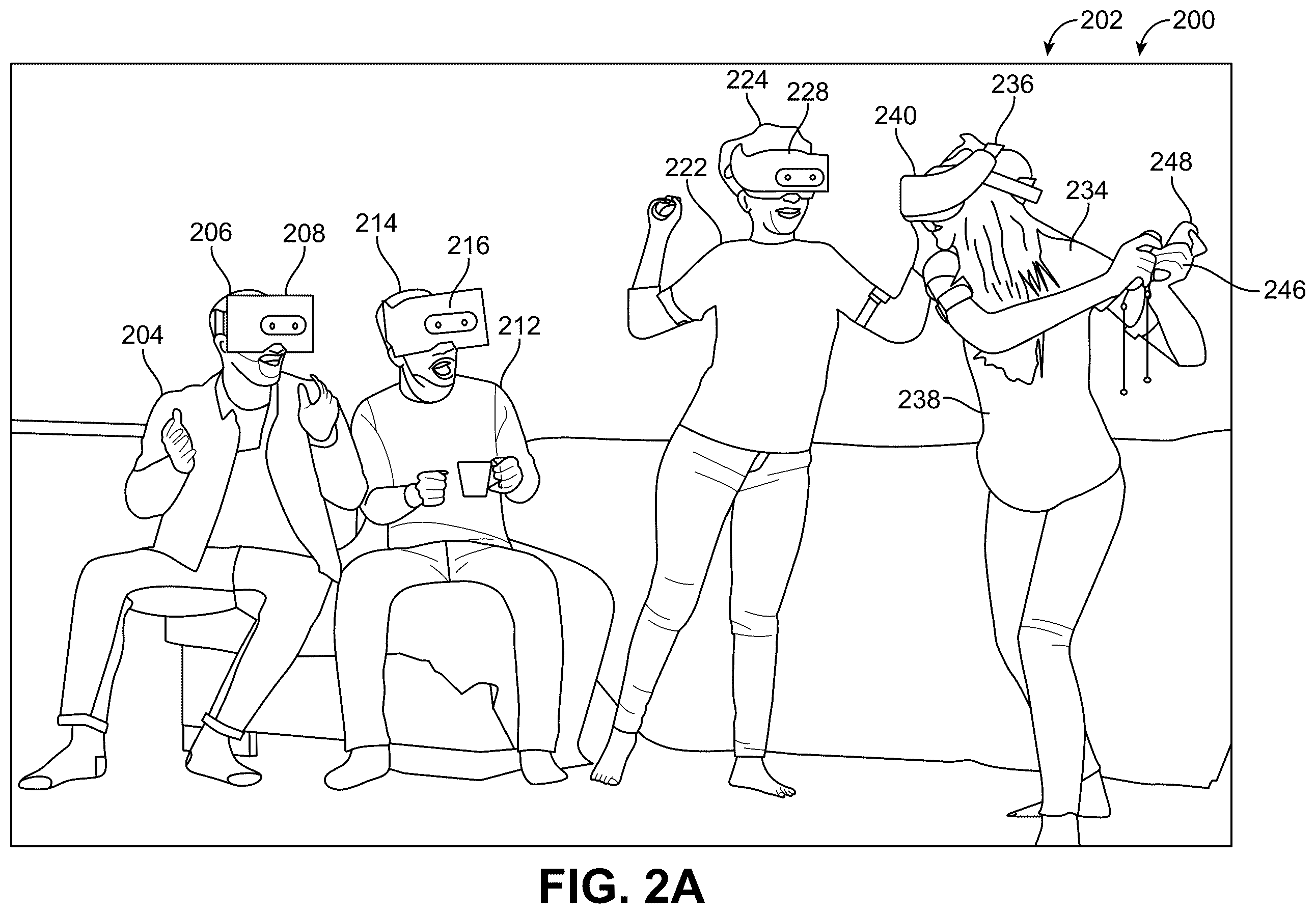 Patent US12437438 Figure 2 – Estimating body poses based on images and head-pose information