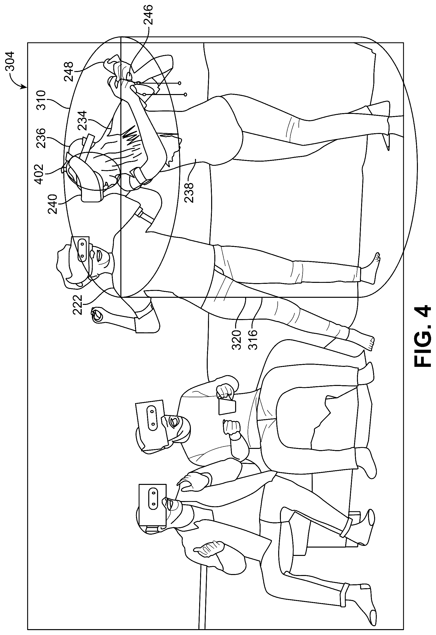 Patent US12437438 Figure 5 – Estimating body poses based on images and head-pose information