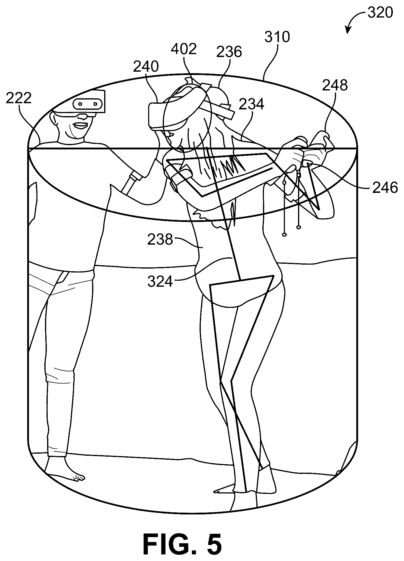 Patent US12437438 Figure 6 – Estimating body poses based on images and head-pose information