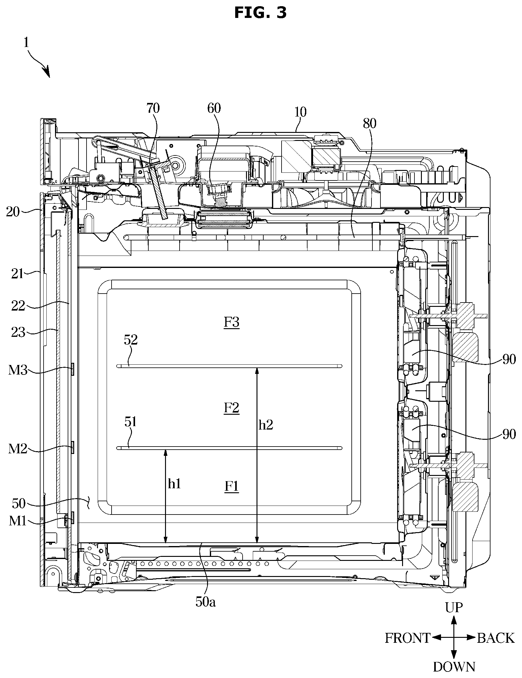 Patent US12437442 Figure 3 – Cooking apparatus and method for controlling cooking apparatus